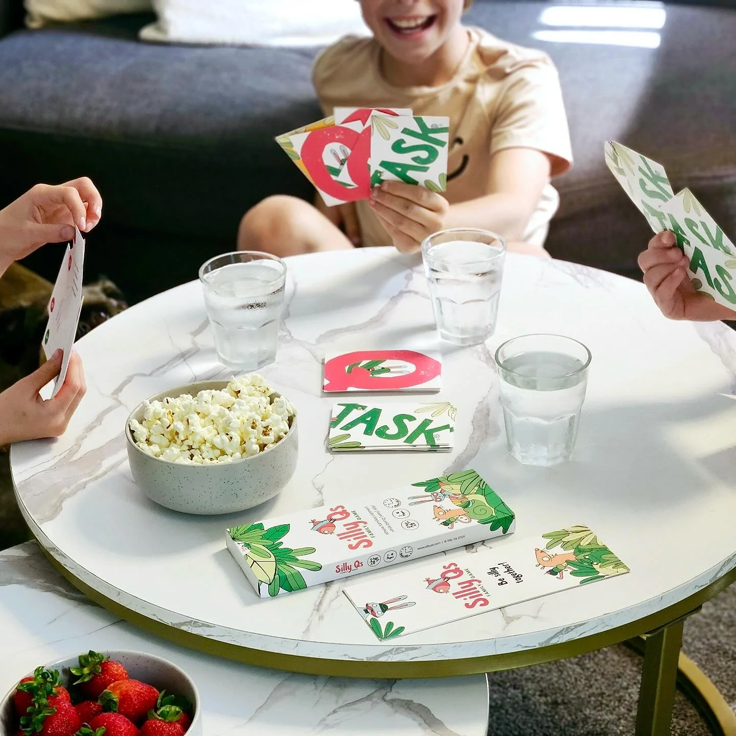 “Silly Qs is an absolute hit in our household! Leo (8) and Max (3) love playing it - laughing, thinking, and coming up with the silliest answers. It’s the perfect game for family bonding, sparking creativity, and getting everyone engaged.