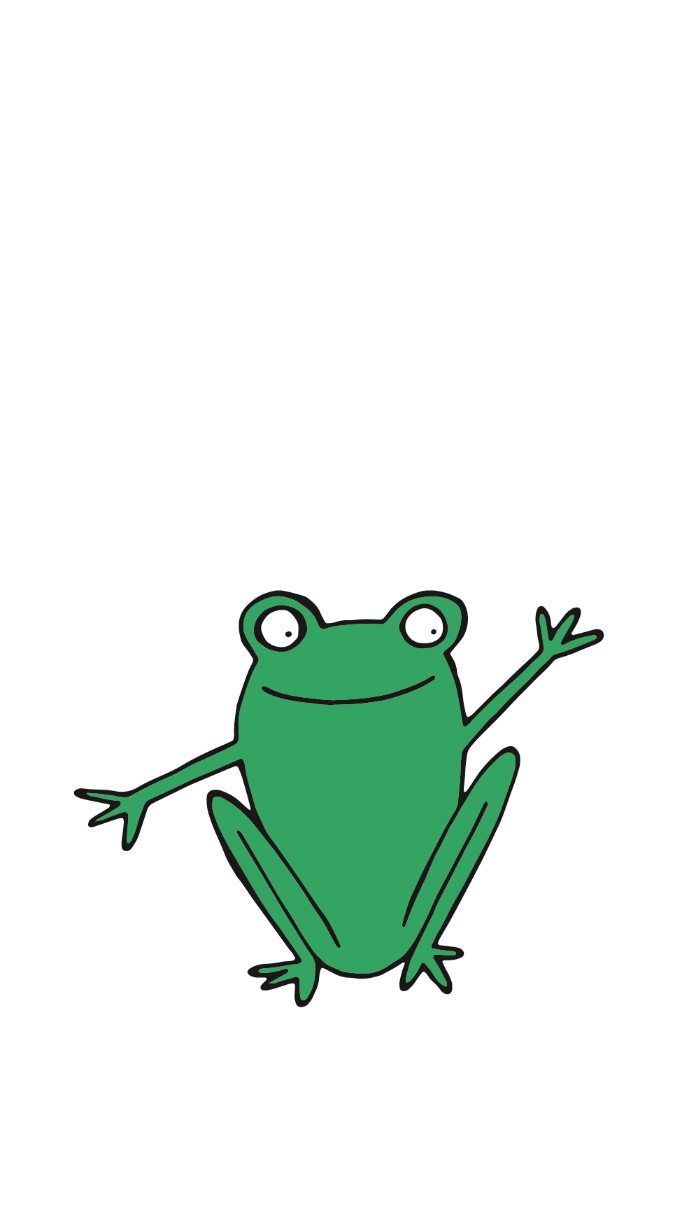 Silly Qs Silly Qrew Frog illustration