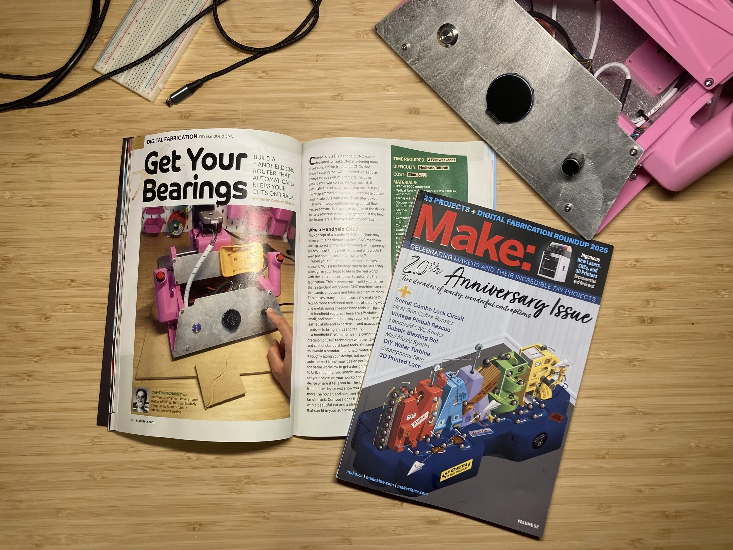 Make Magazine article and kits on their way!