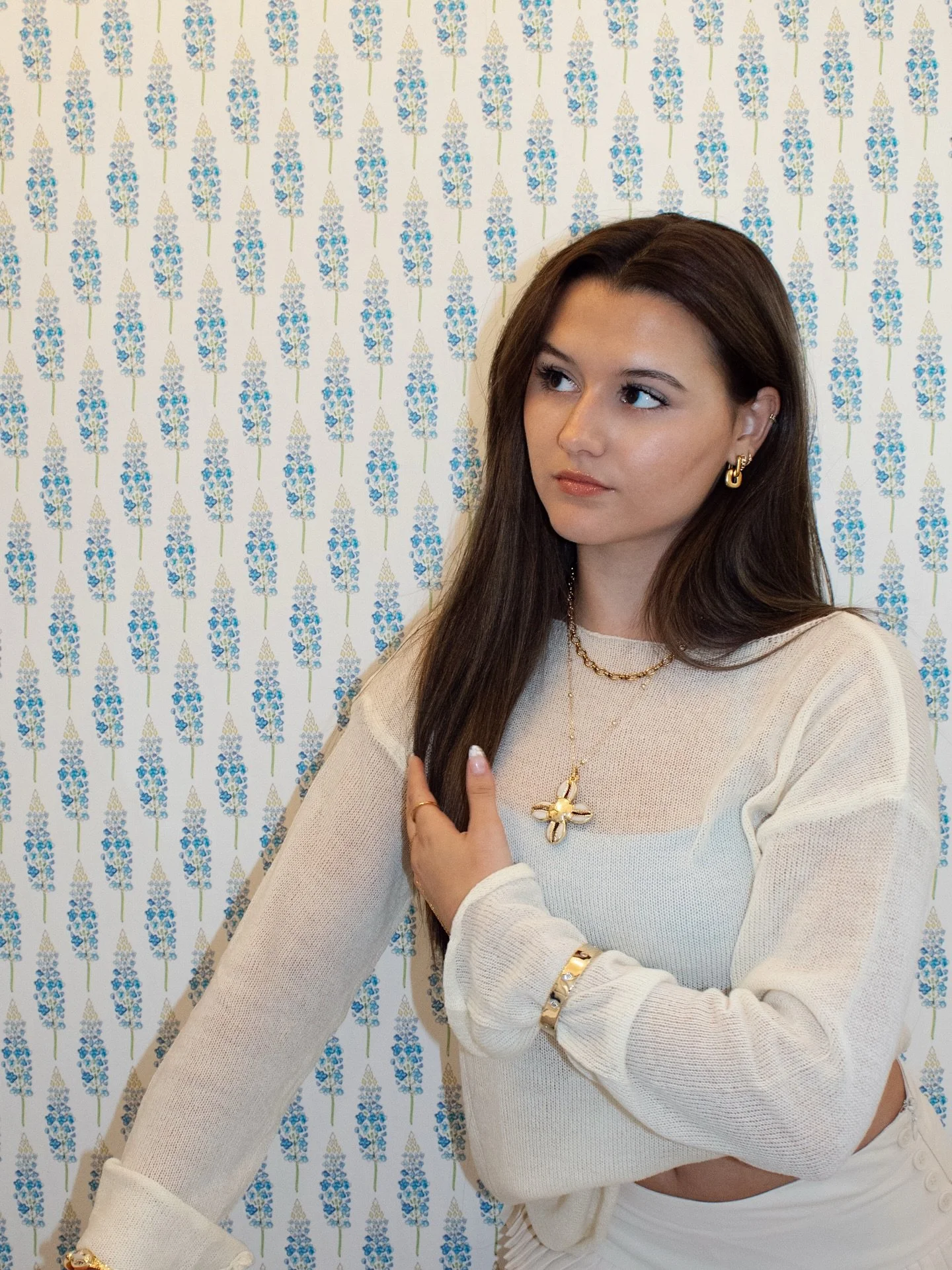 Blue on blue on gold

Featuring:
Solana Necklace 
Frankie Earrings
Marin Ring
Rowan Bracelet
Quinn Bracelet + Ring