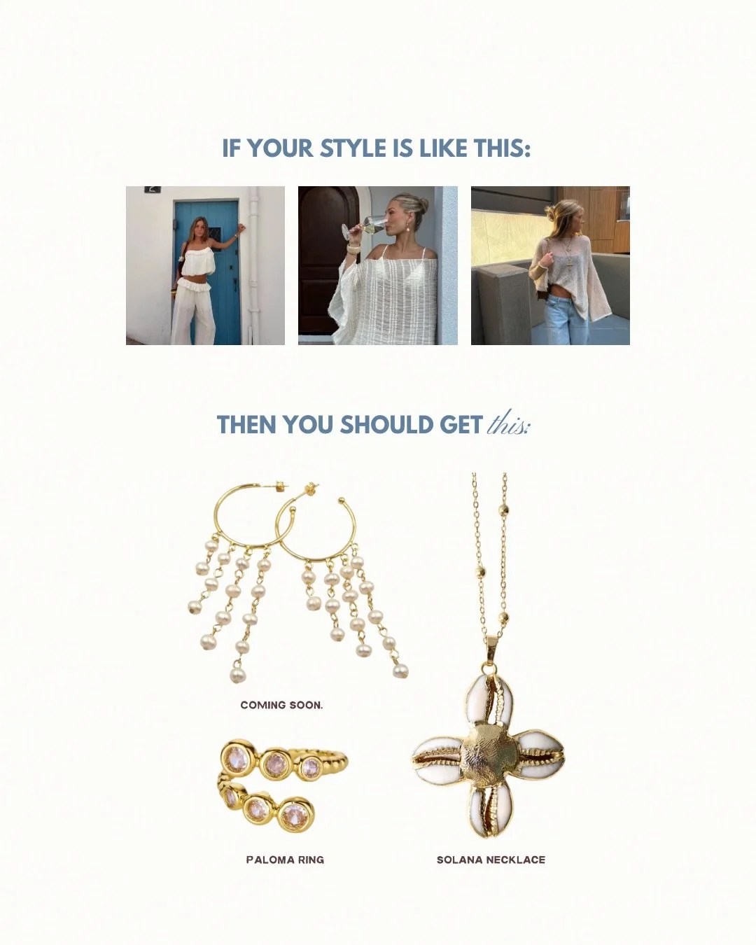 your style, your jewels ✨ featuring some sneak peaks of what&rsquo;s coming soon.