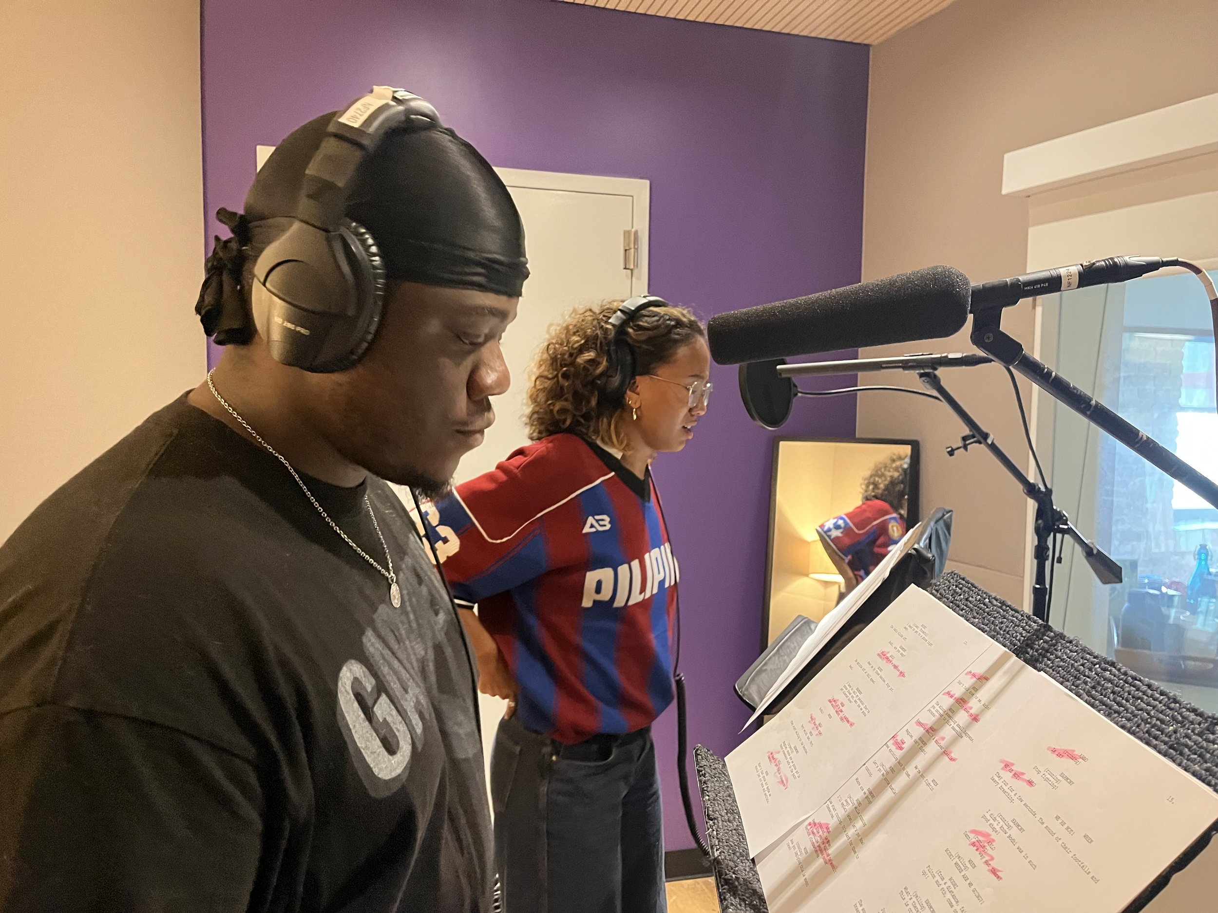 Kevin Patterson as Arlo and Netta Walker as Harmony