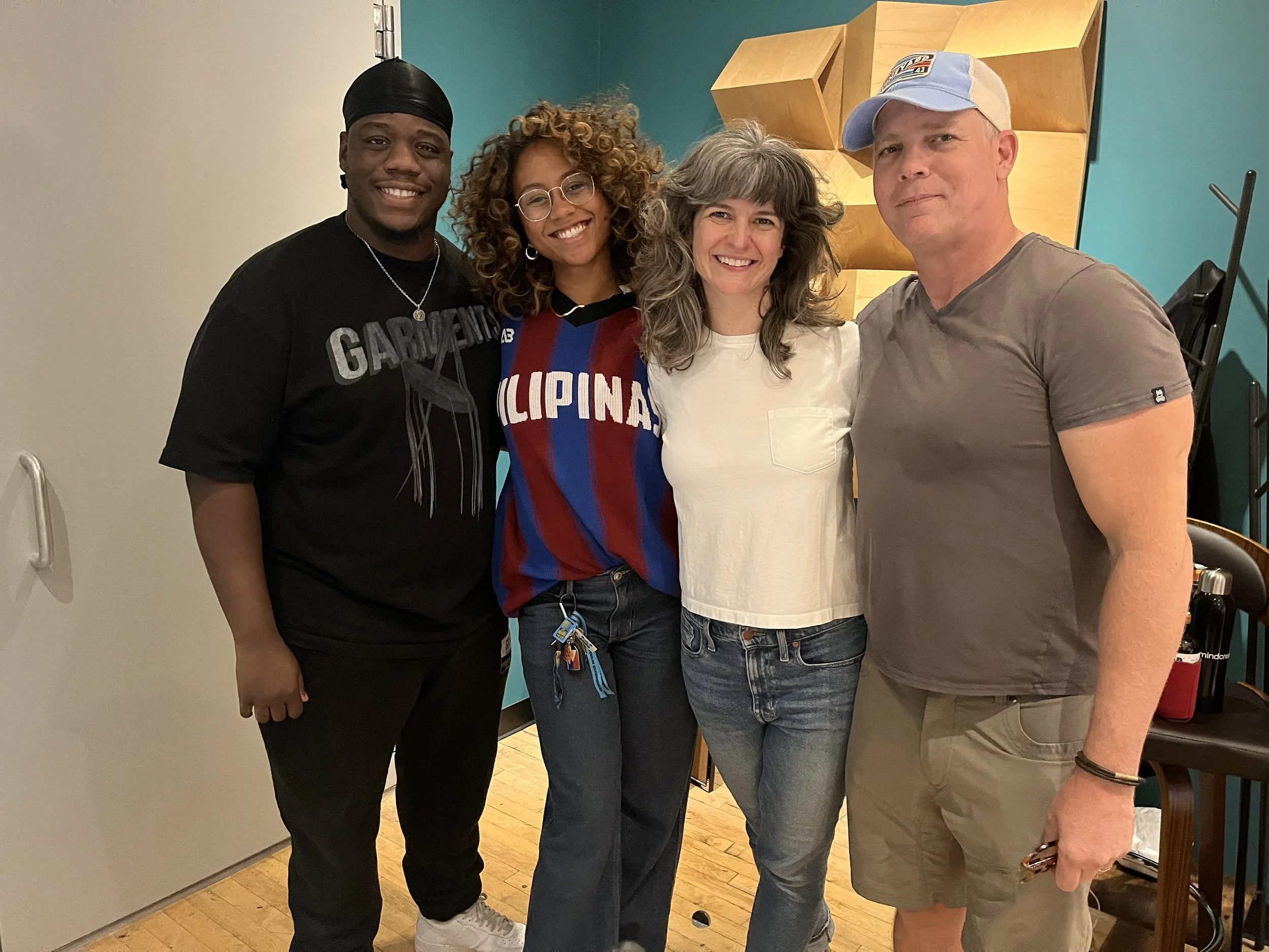 Kevin, Netta, Lucy, and Tim