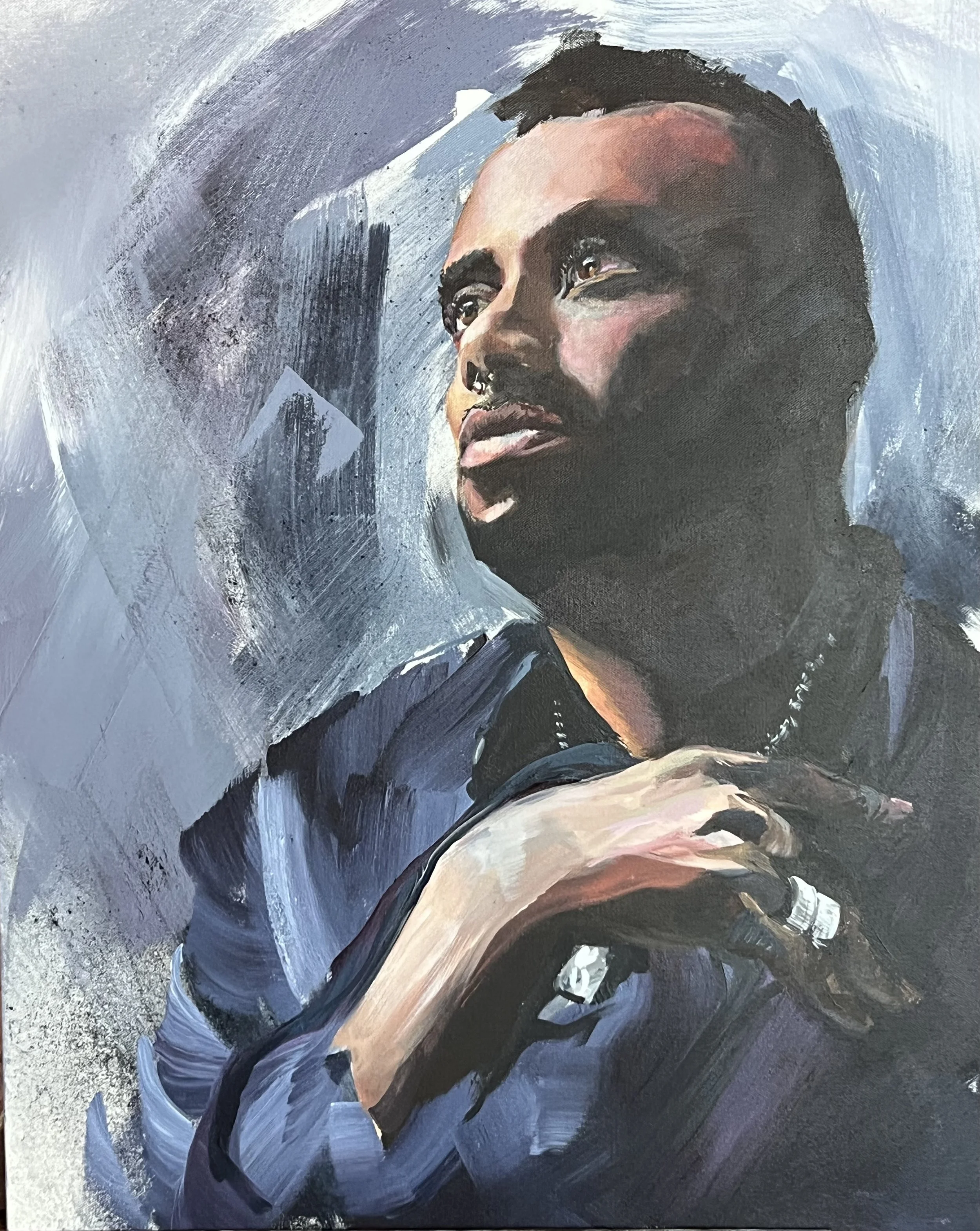 Remembrance  
Acrylic and Oil on Canvas 
30 x 24 inches 
2023