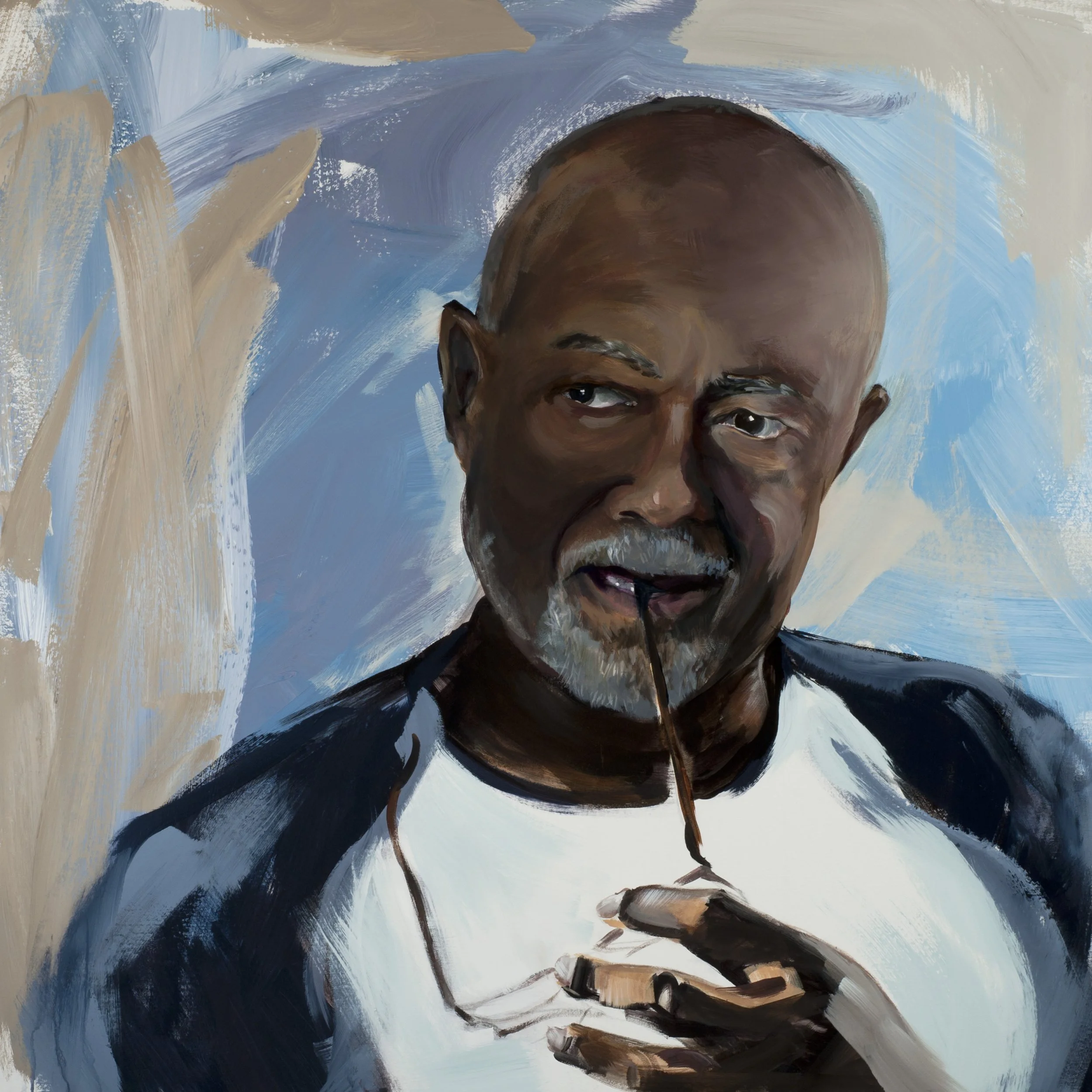 Musing  
Acrylic and Oil on Canvas 
90 x 83 x 2 inches 
2023