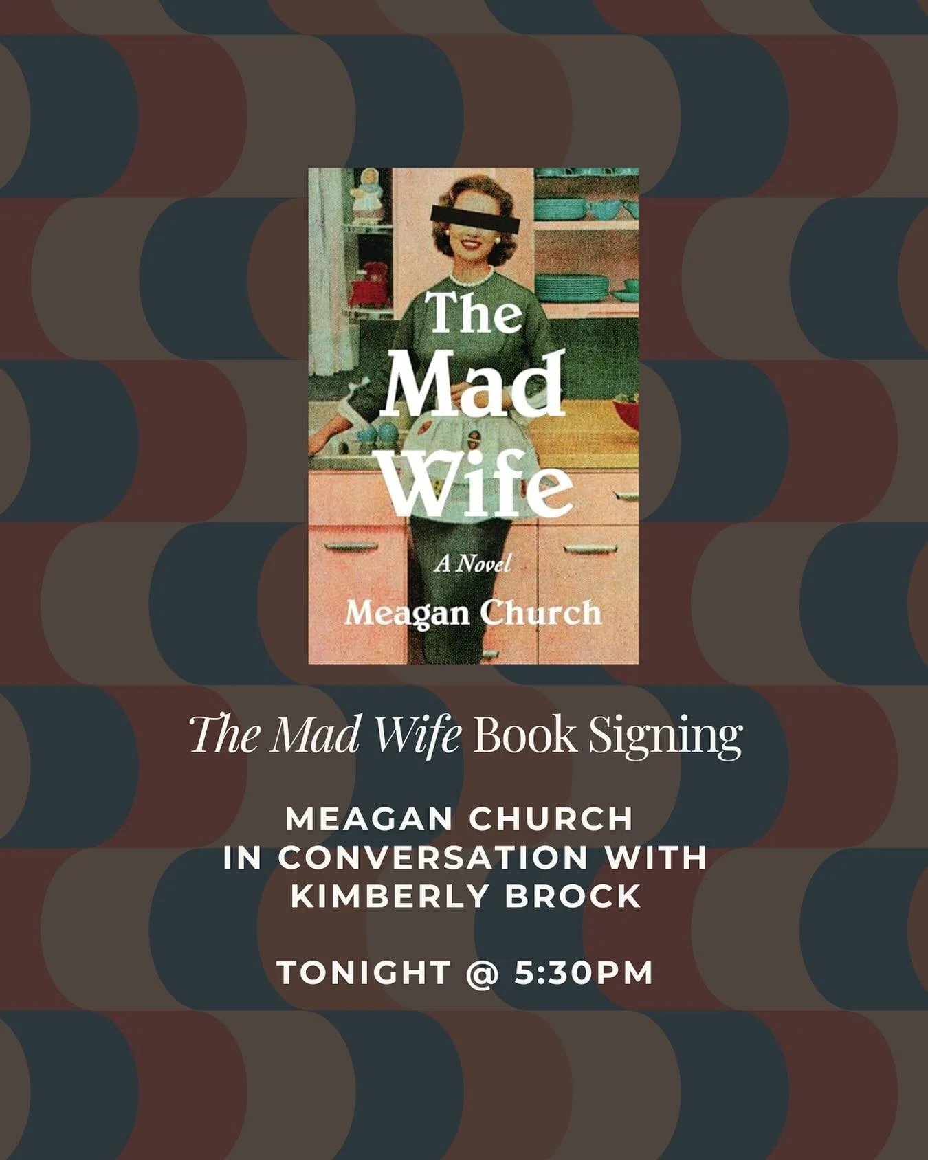 Tonight! 😍

Join us at 5:30 PM for @mchurchwriter in Conversation with @kimberlydbrock 🫶

They will be discussing Meagan&rsquo;s haunting new release, &ldquo;The Mad Wife.&rdquo; From the author of &ldquo;The Last Carolina Girl&rdquo; comes a gripp