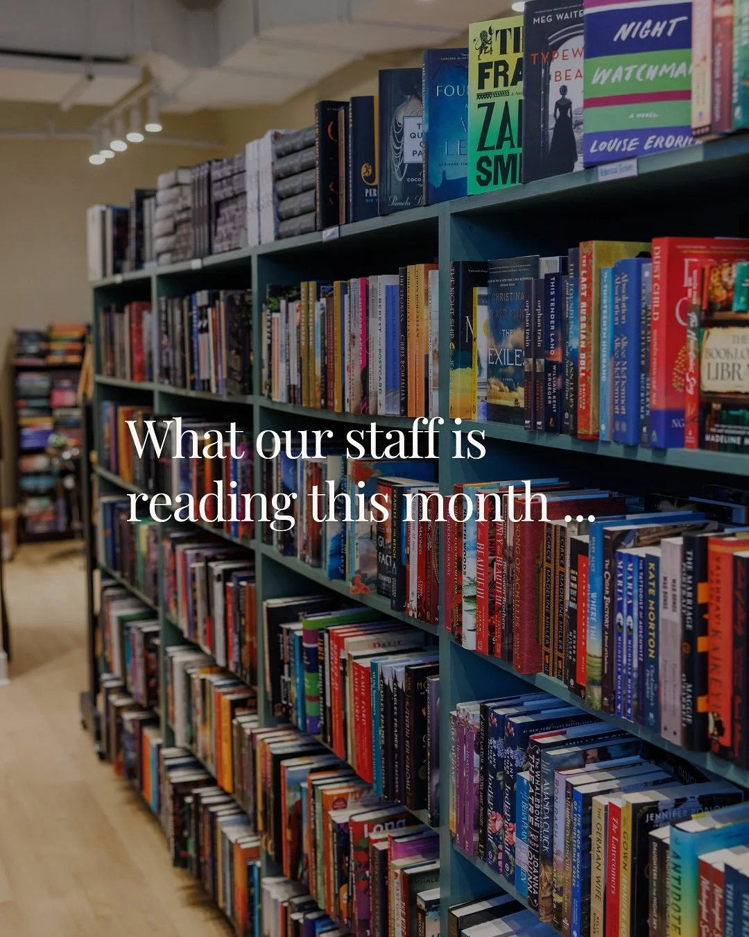 Need inspiration on what to read next? 📚

These are the books we&rsquo;re loving at Poe &amp; Co right now&mdash;stories we can&rsquo;t put down and pages made for getting lost in. Which one&rsquo;s calling your name?