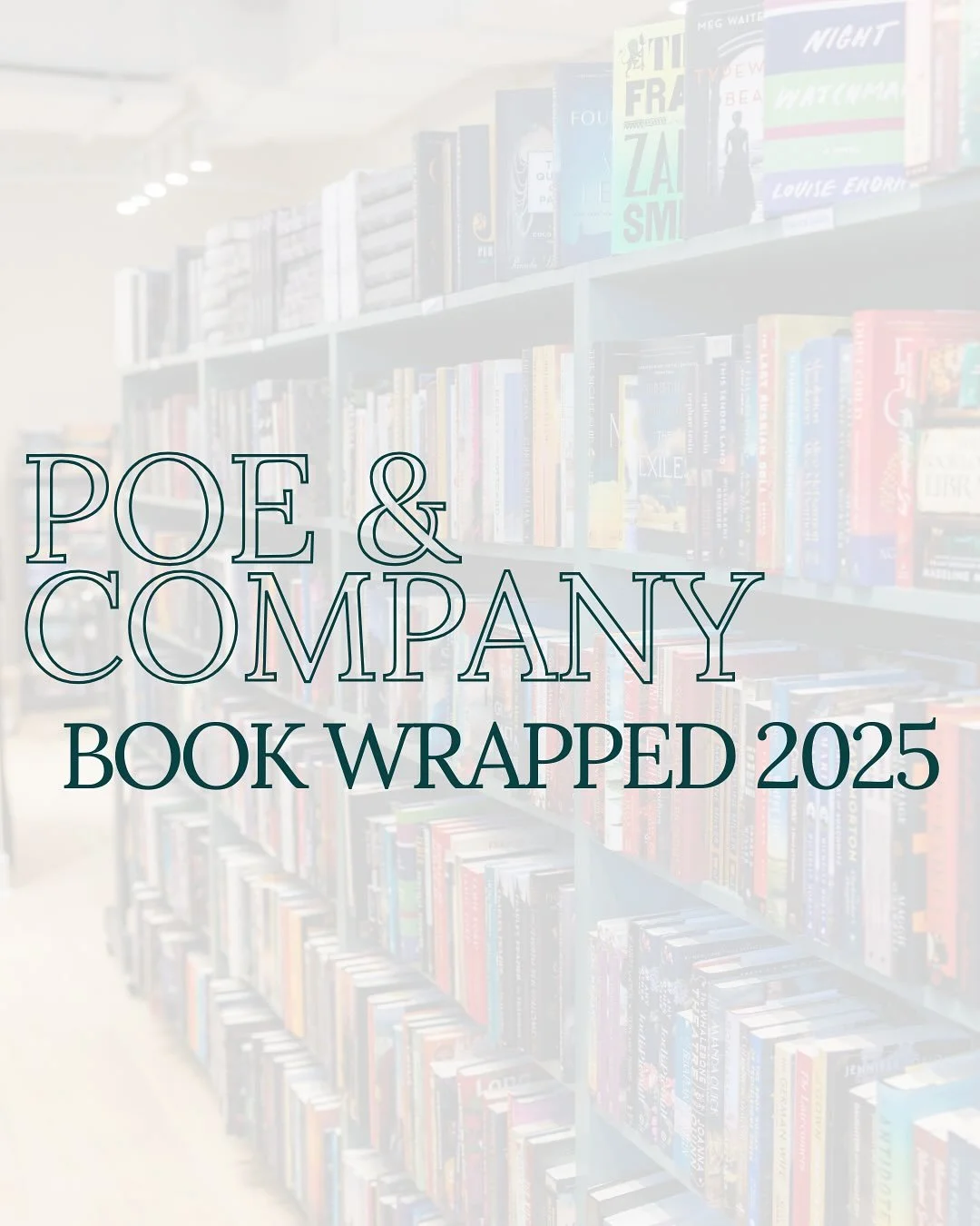 Poe &amp; Company Book Wrapped 2025 ✨🪩

We asked our team to pick the best book they read this year &mdash; and describe it in just three words.

These are the stories that stood out, surprised us, and made us want to keep reading.

Swipe through to