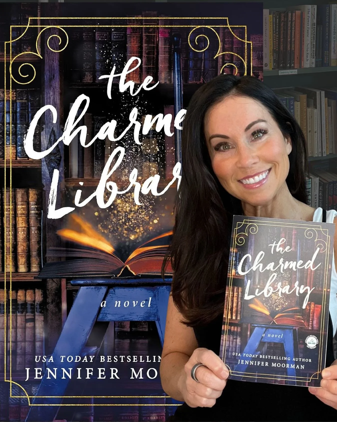Congratulations to @jenniferrmoorman on the release of &ldquo;The Charmed Library&rdquo;&mdash;officially out today! ✨🎉

We&rsquo;re so proud to cheer on this magical new novel and can&rsquo;t wait for readers to get swept into its pages. ❤️

#poean