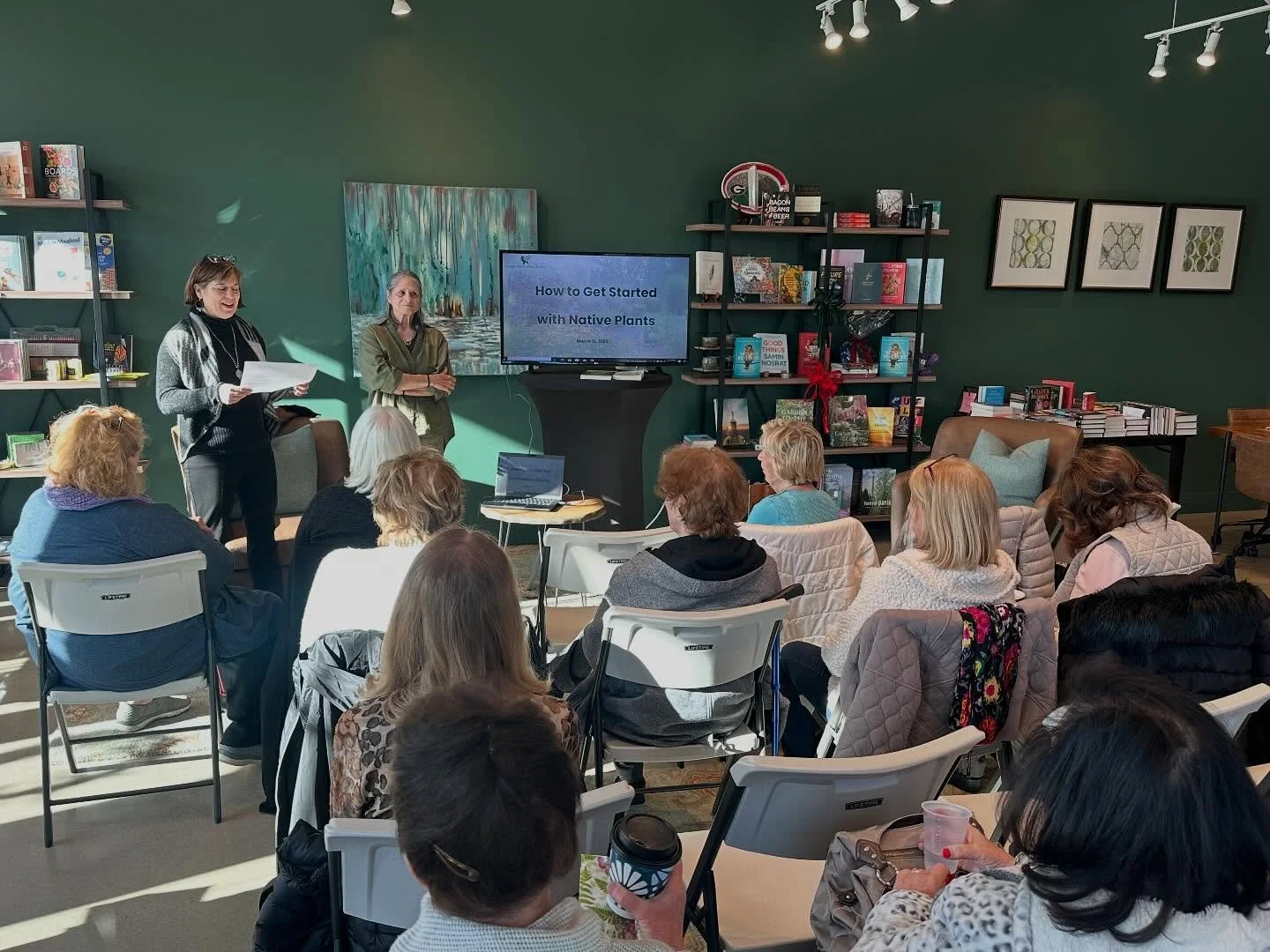 Thank you to the Brookfield Country Club Garden Club and Connie Ghosh 🌿

Connie, president of the North Metro Atlanta chapter of the Georgia Native Plant Society, shared an incredible talk at Poe &amp; Company with local plant enthusiasts. We learne