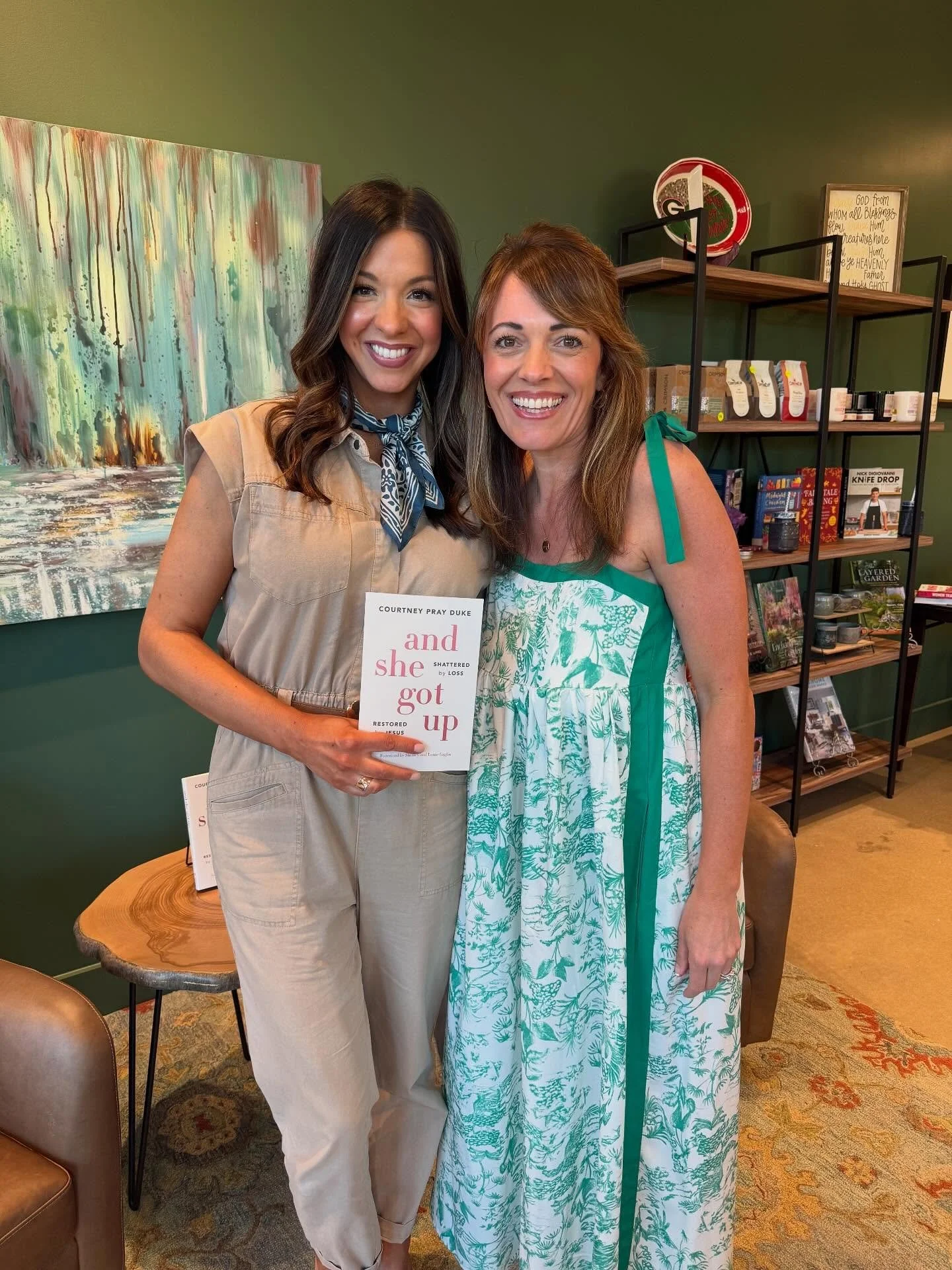 Thank you to everyone who came out for such a special event. We loved getting to share this night with you 🤍

On Wednesday, we gathered for a conversation with Courtney Pray Duke as she shared &ldquo;And She Got Up&rdquo;, joined by Rachel Faulkner 