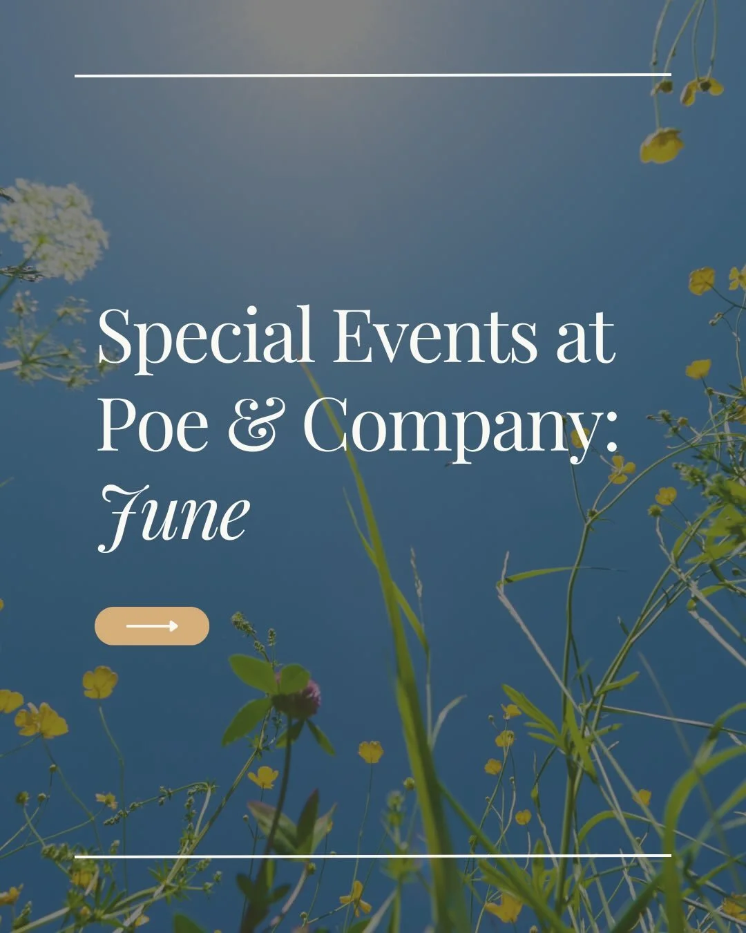 June is here, and so is a fresh lineup of events! ✨ From author talks to special classes and community gatherings, there&rsquo;s something for everyone this month.

Take a look at what&rsquo;s coming up and visit our website to learn more and reserve