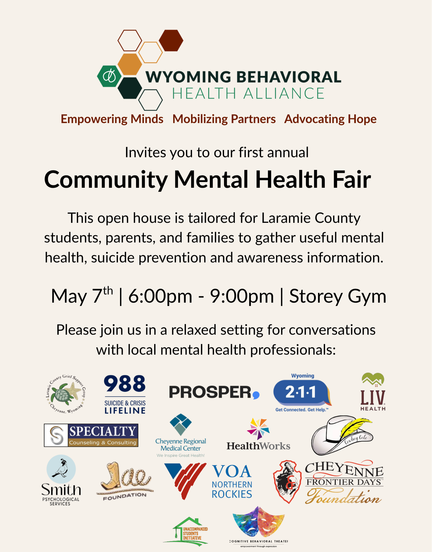 WYBHA First Mental Health Fair