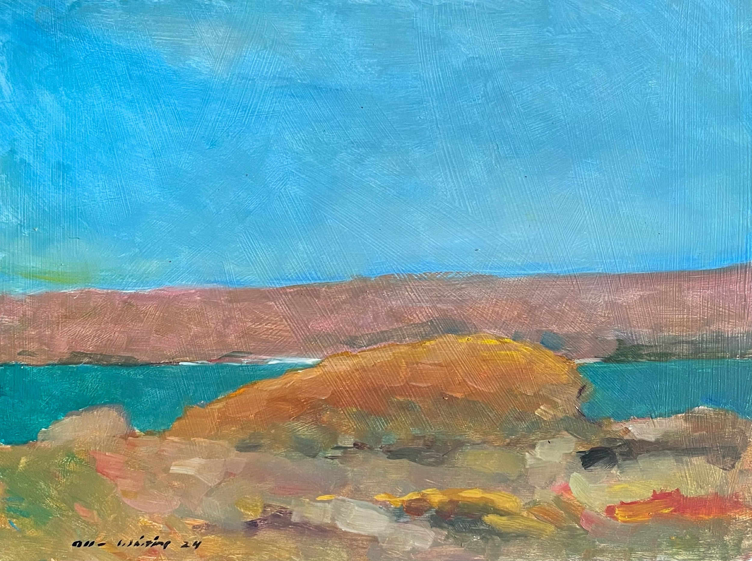 Across Squibnocket - 9" x 12"