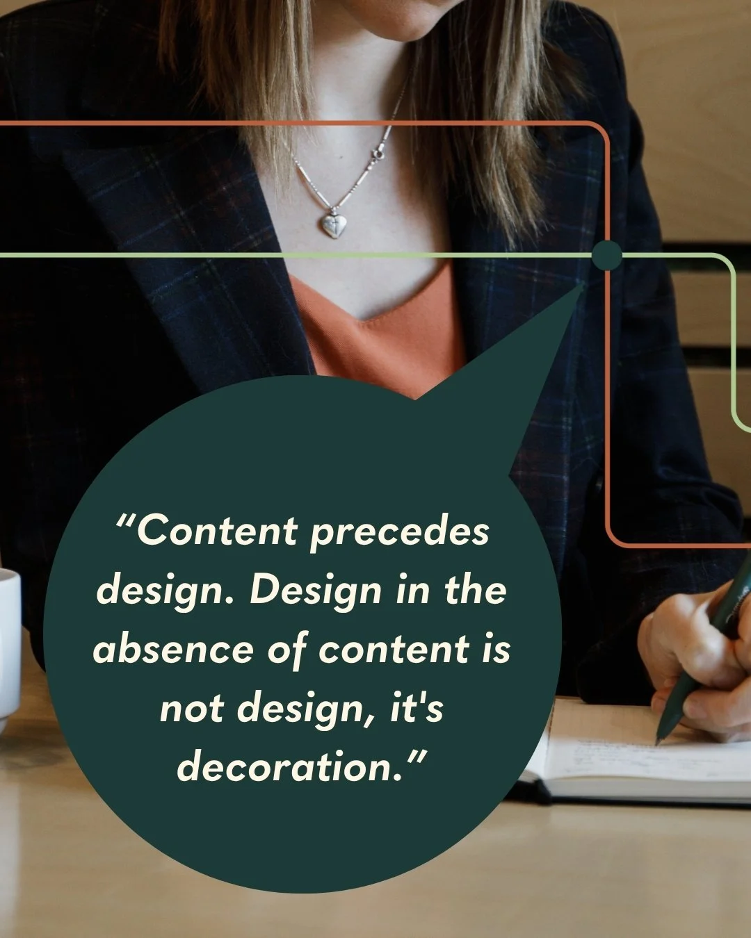 &ldquo;Content precedes design&hellip;&rdquo; That&rsquo;s why every Station Seven site begins with a thoughtful strategy process. From there, we develop the content &mdash; the imagery, copy, and storytelling &mdash; so the design can follow with pu