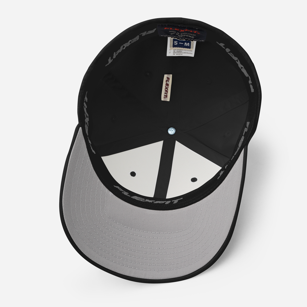 Black hat with feral design