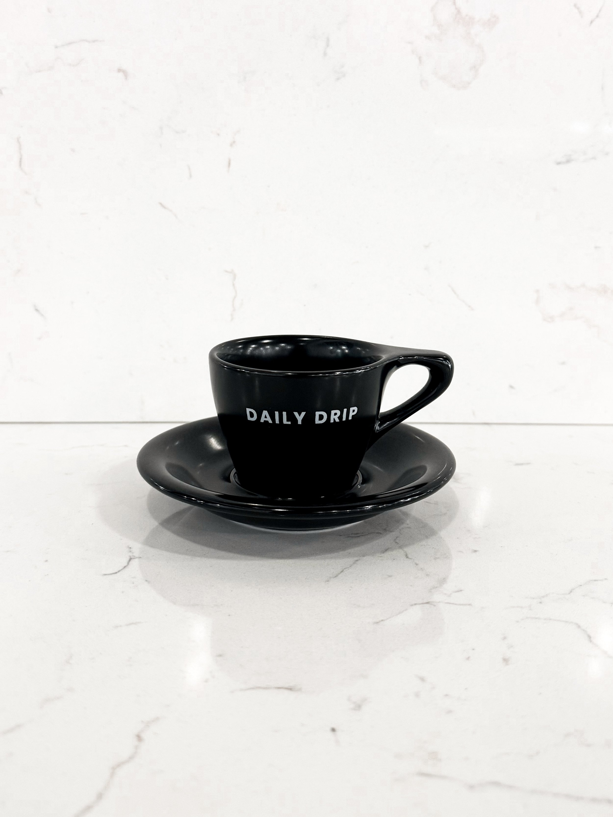 Daily Drip Espresso Mug with Saucer