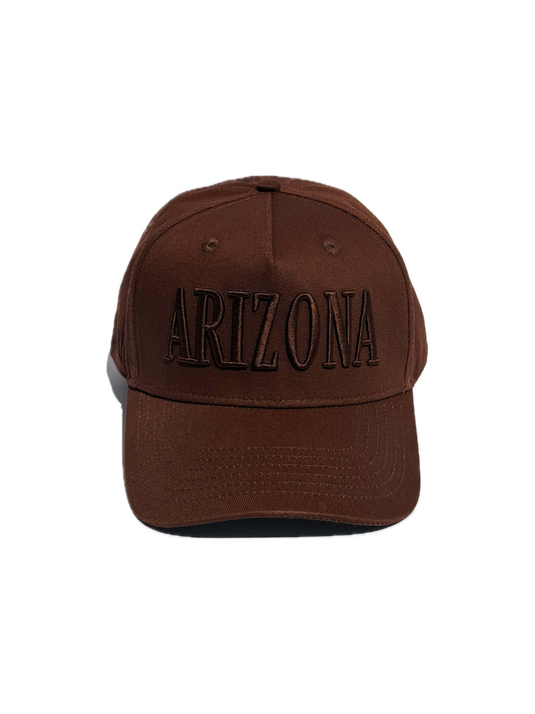 ARIZONA HAT ALL BROWN - FRONT VIEW.png