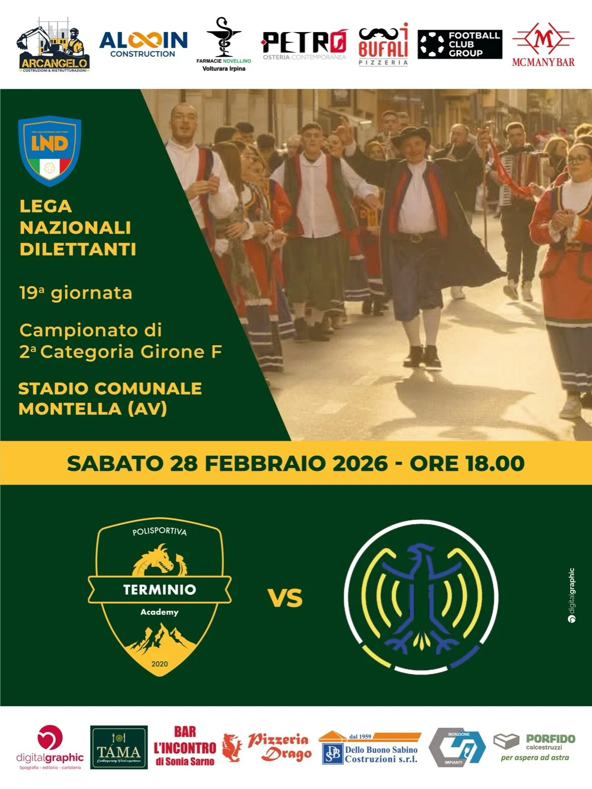 PRONTI PER GIORNATA 19 🐉 ULTRAS TERMINIO, CI VEDIAMO SABATO ALLO STADIO 😍🙏