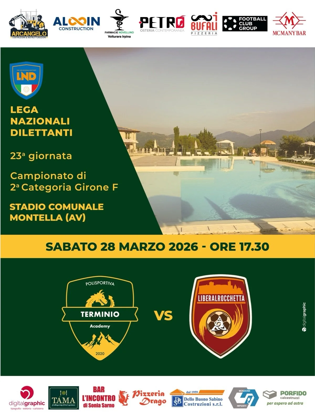 GIORNATA 23! 🔥🐉 ci vediamo sabato allo stadio!