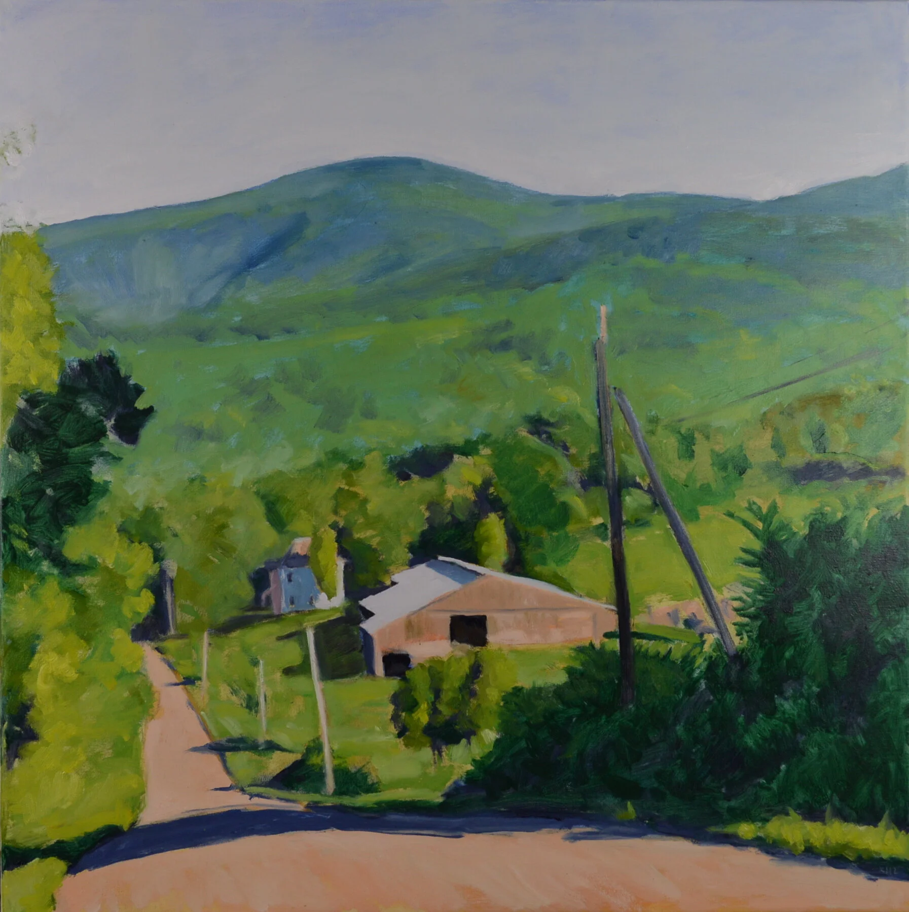 Robert Lafond's landscape paintings are on display at Tunnel City Coffee in downtown Williamstown, MA through fall 2019.
