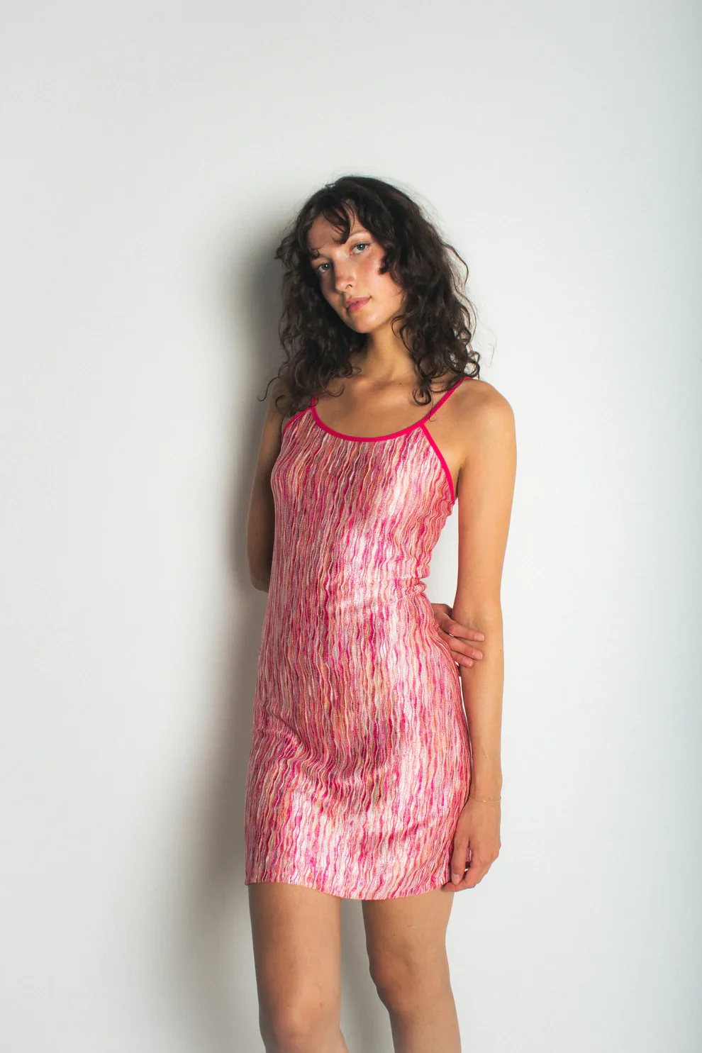 naomi pink dress Naomi Satin Dress: Red