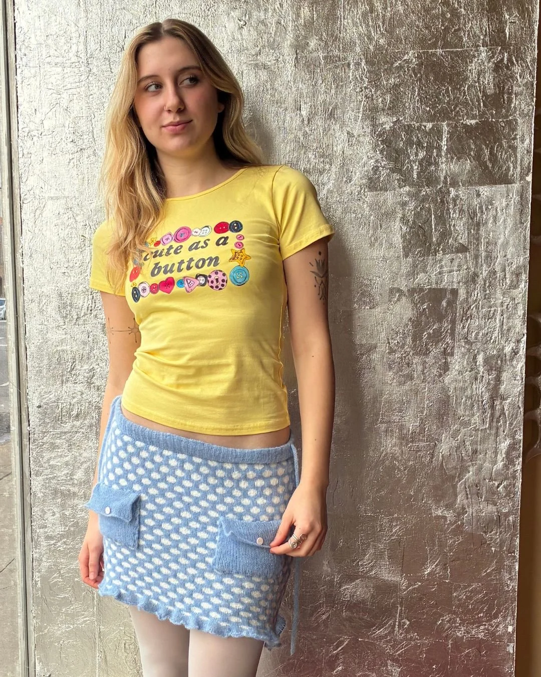 Cute As A Button Tee