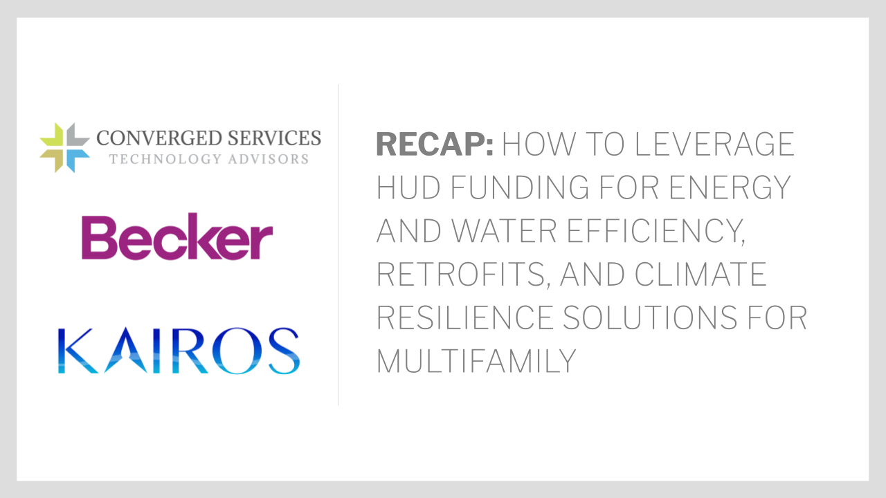 Webinar Recap: Leverage Your Fair Share of Federal Funding For Energy &amp; Water Solutions
