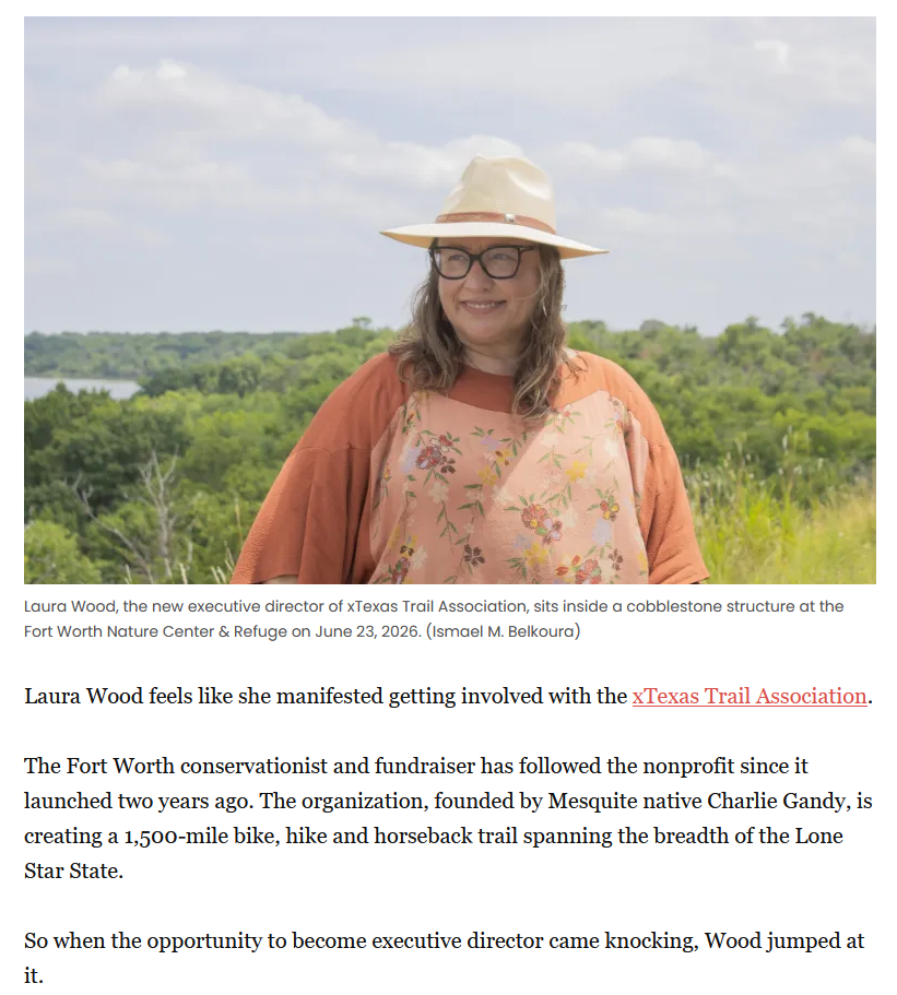 Executive Director Laura Wood in the Fort Worth Report