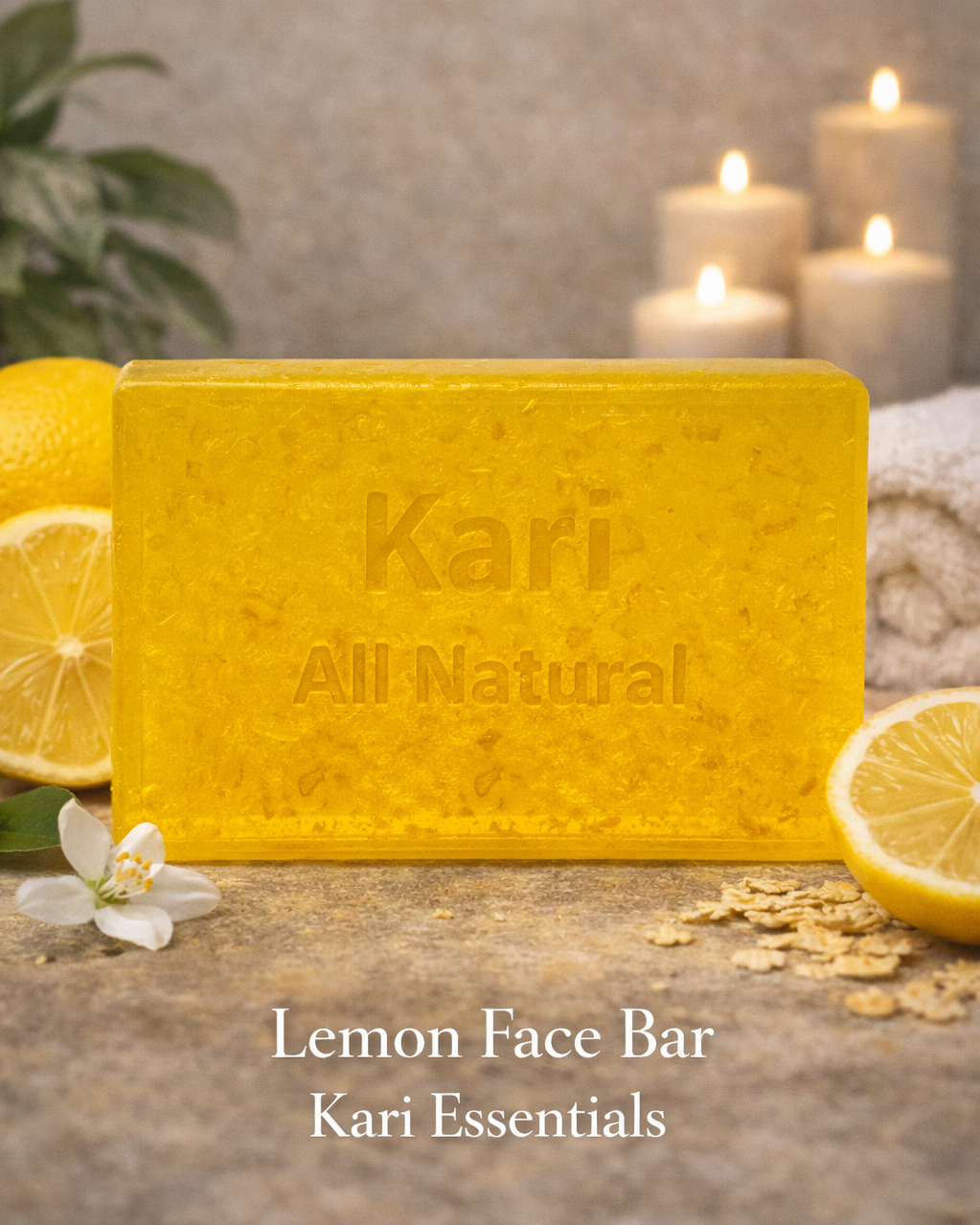 Kari Essential's Lemon Citrus Face Bar