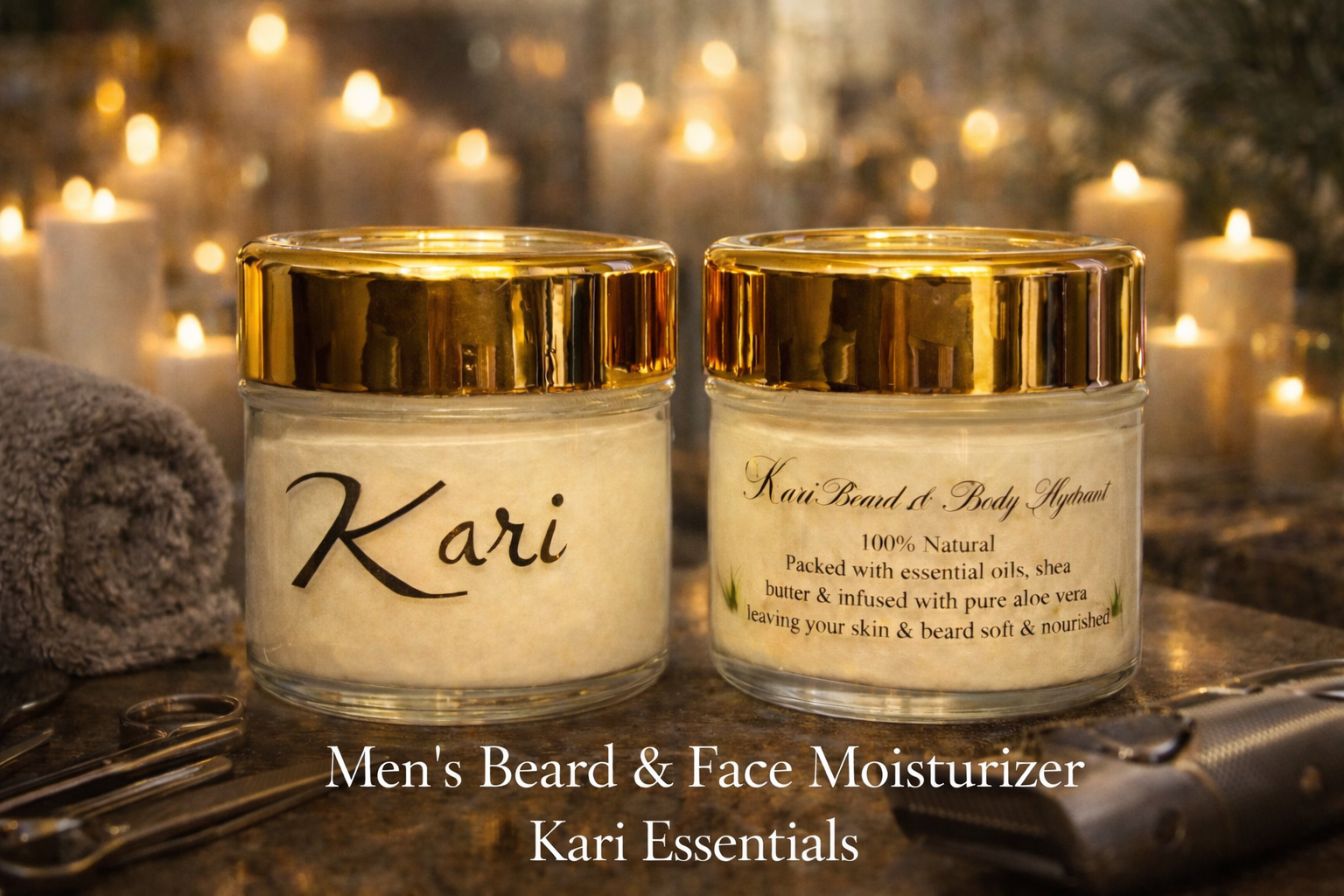Kari Essentials Men's Beard & Face Moisturizer