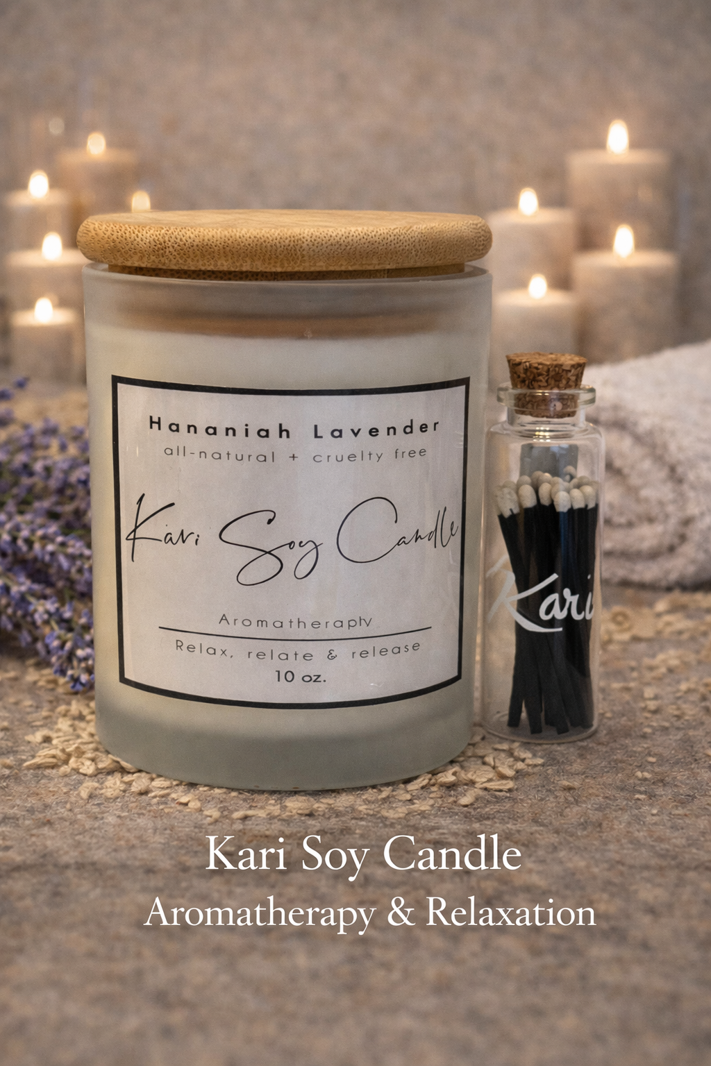 Kari Soy Candle - Hananiah Lavender