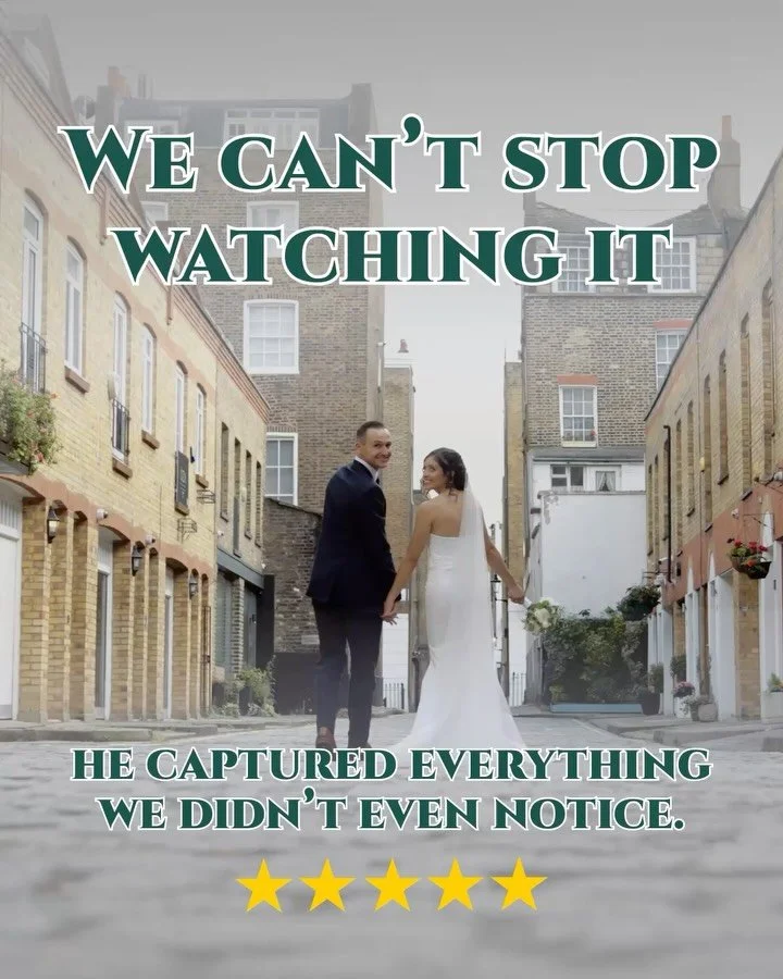 ⭐️⭐️⭐️⭐️⭐️
Every wedding is full of tiny, fleeting moments.
The problem? They fade.

That&rsquo;s why so many couples look back and say: &ldquo;I wish I had my day filmed.&rdquo;

Don&rsquo;t let this be you.
💌 Secure your date today &mdash; link in