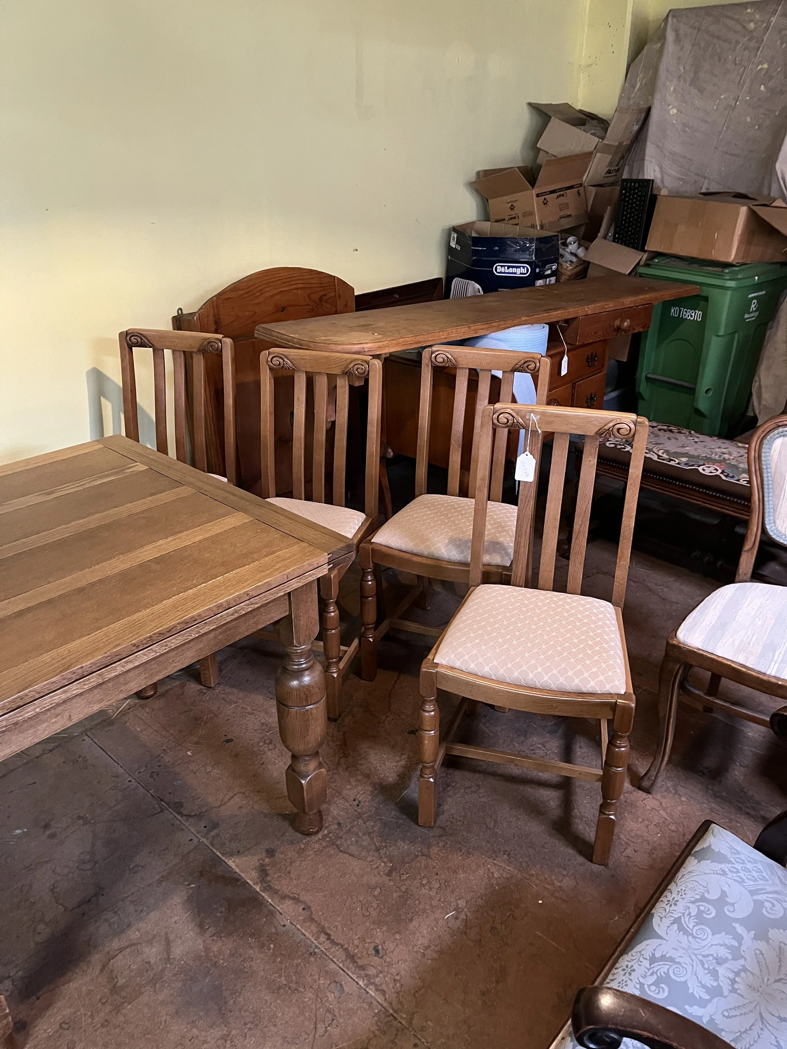 7RM101 - Four English Dining Chairs