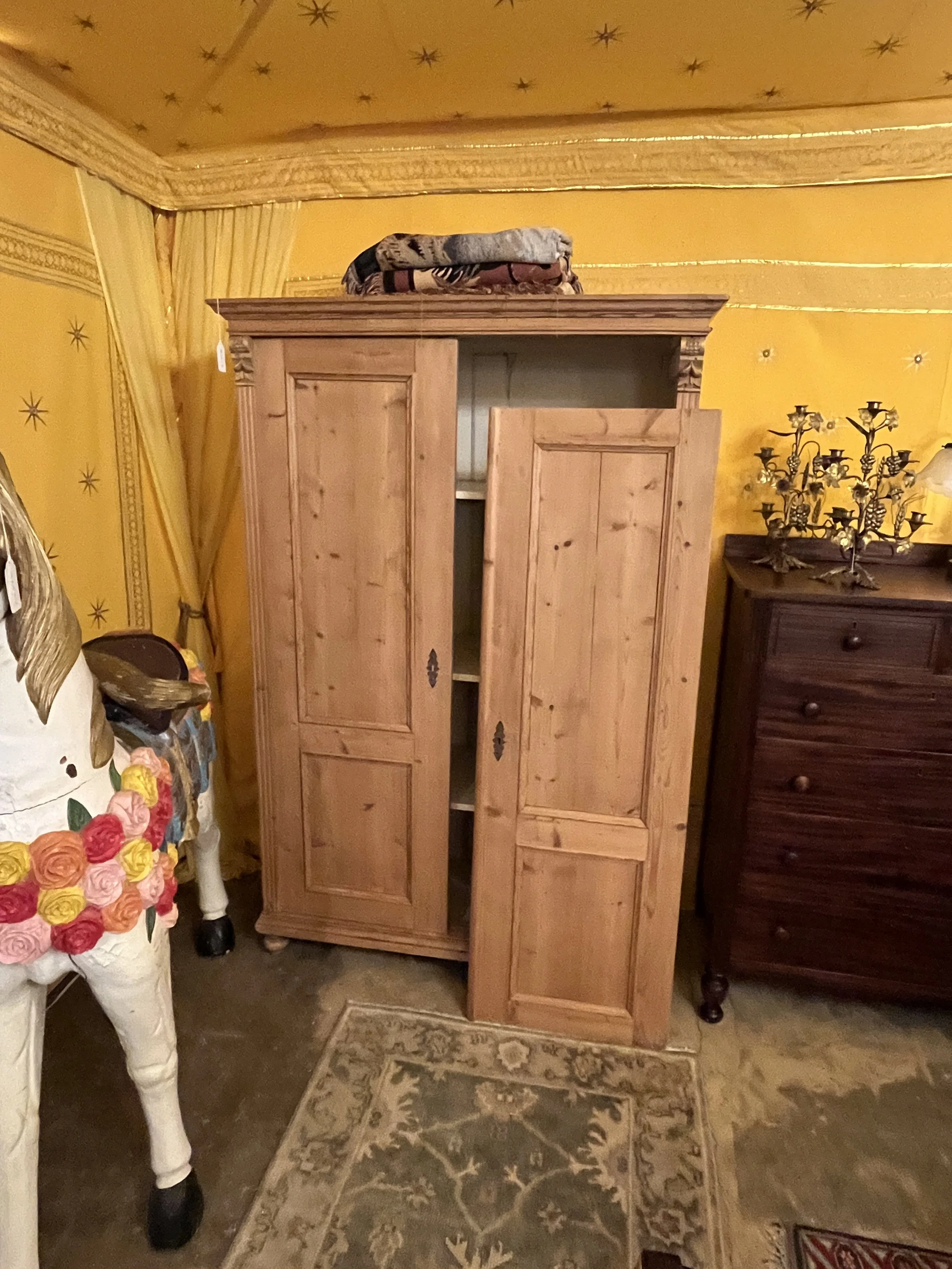 8RM11 - Pine Armoire/Cabinet