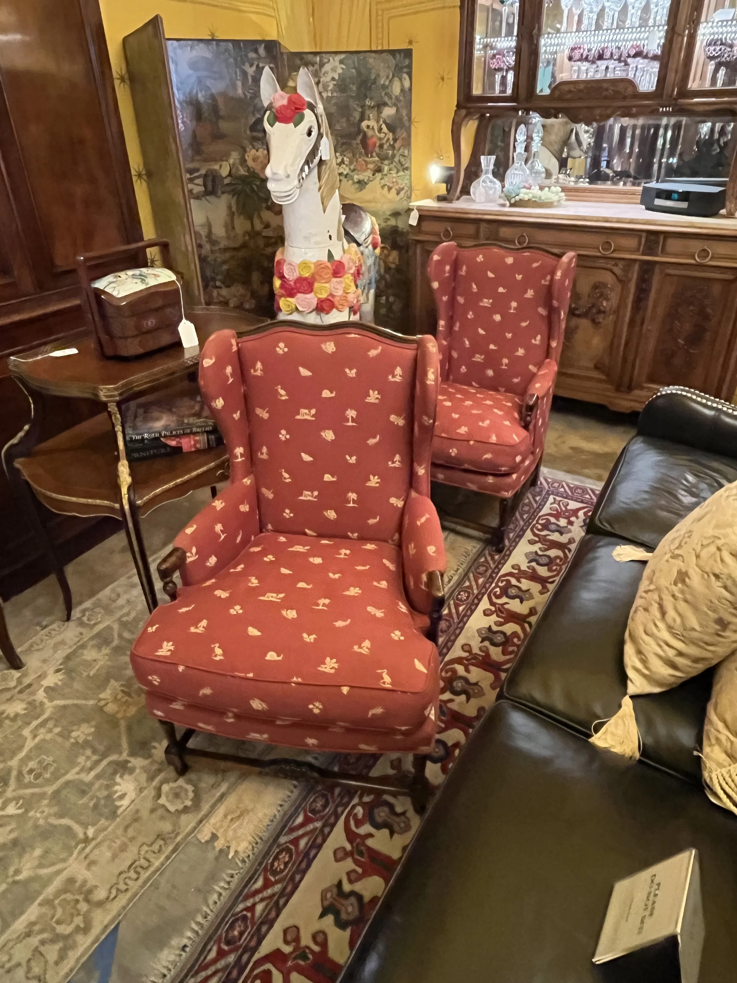 7RM30 - Pair of Upholstered Arm Chairs