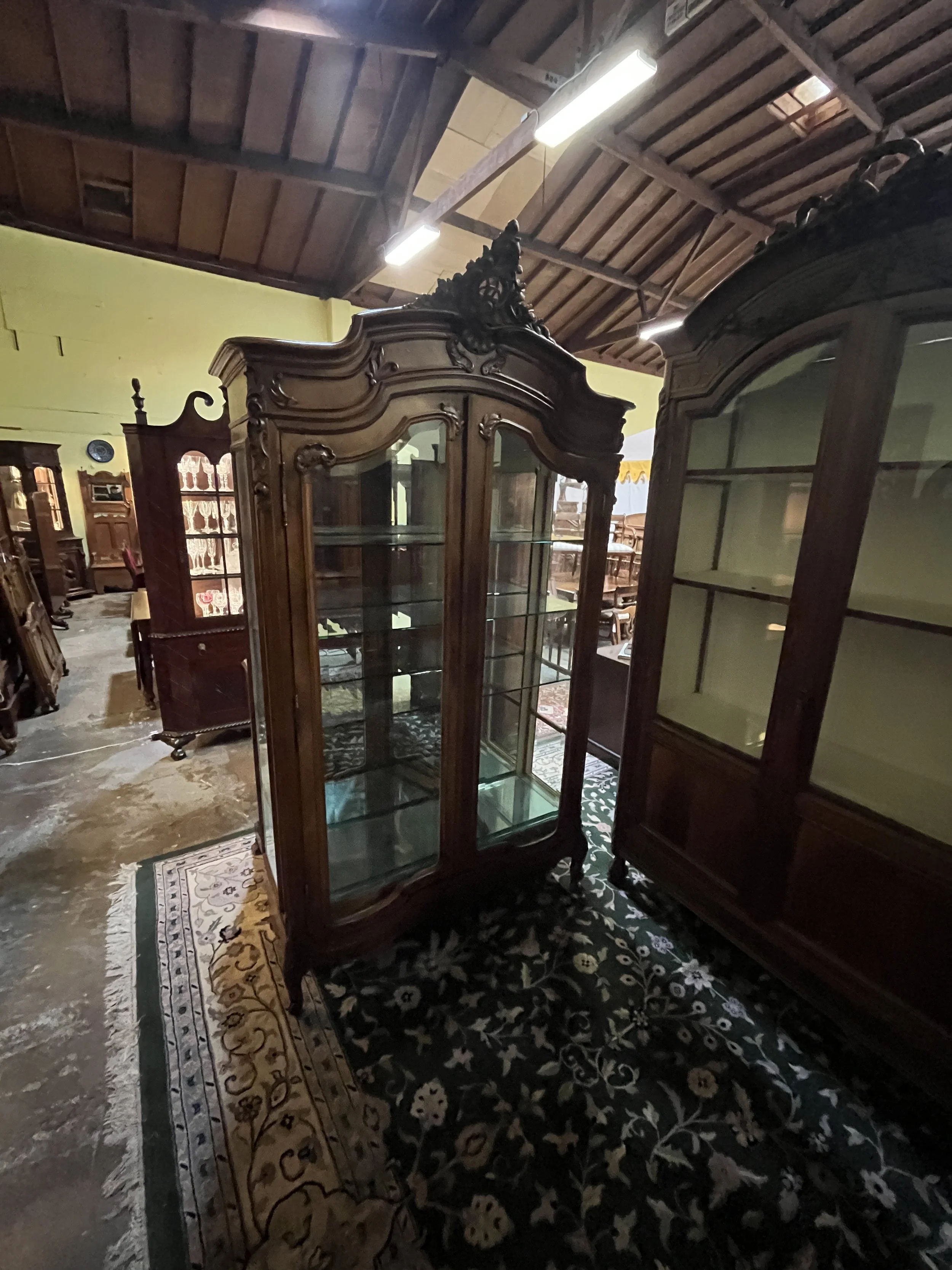 CO4JF2 - French Walnut Display Case
