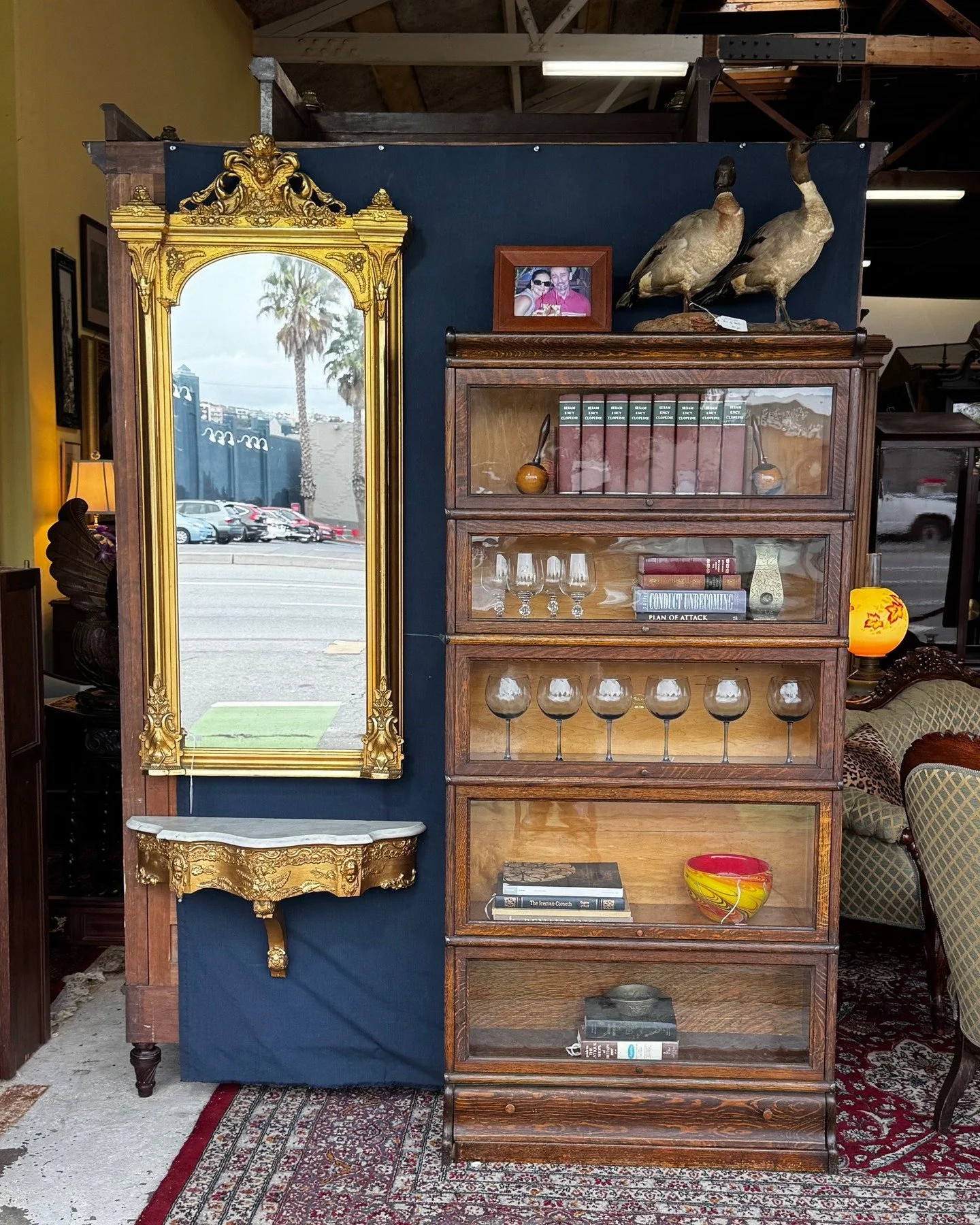 Explore the unique. Find the unexpected.

📍 San Francisco | Over 5,500 sq ft of vintage gems 

* Giltwood Pier Mirror with Console
* Oak Barrister Bookcase
* Pair of Stuffed Ducks

#GCSAntiques #antiques #antique #antiquestore #sanfrancisco #sfshopp