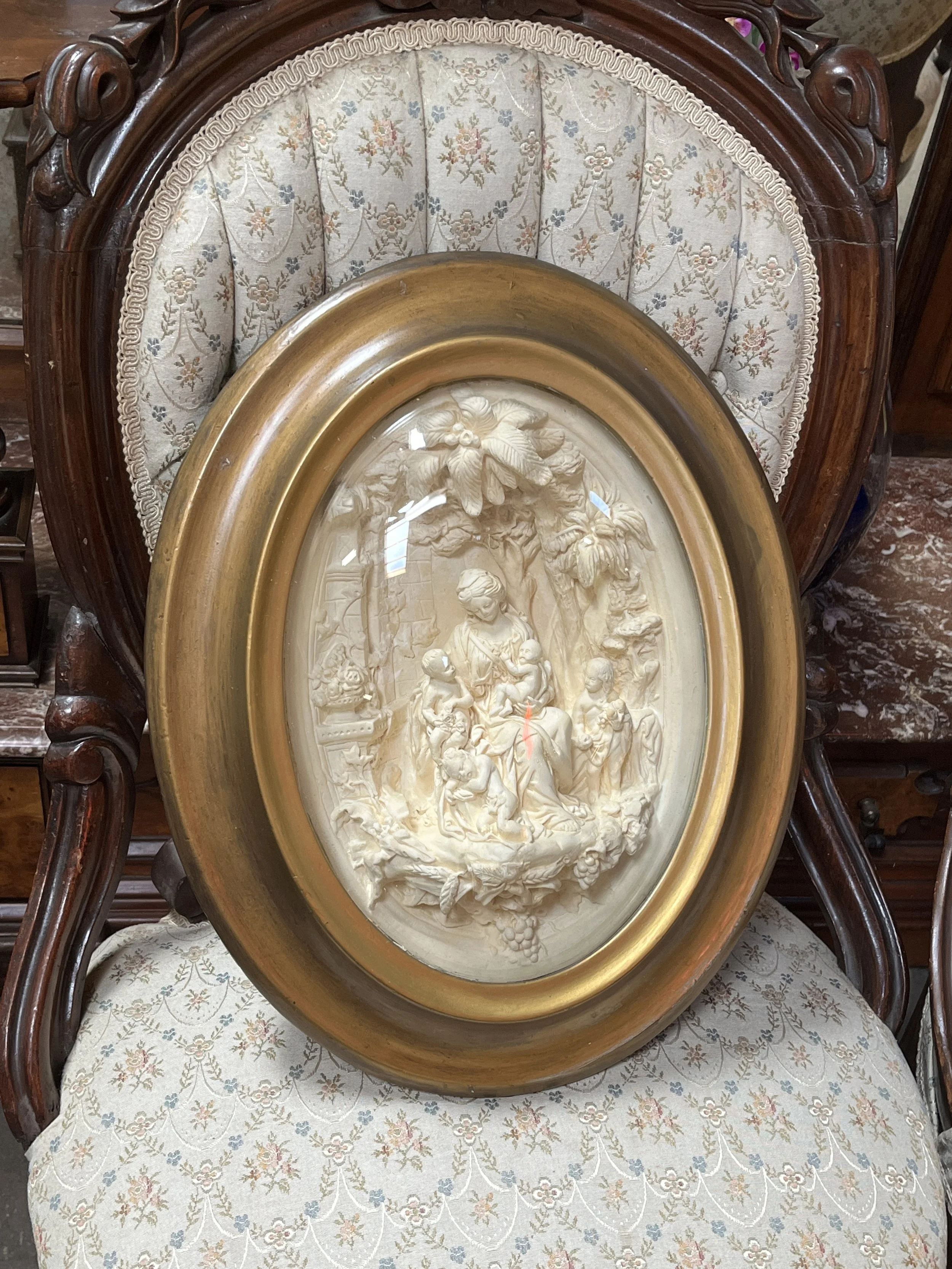 CO8AF20 - Framed Chalk Relief