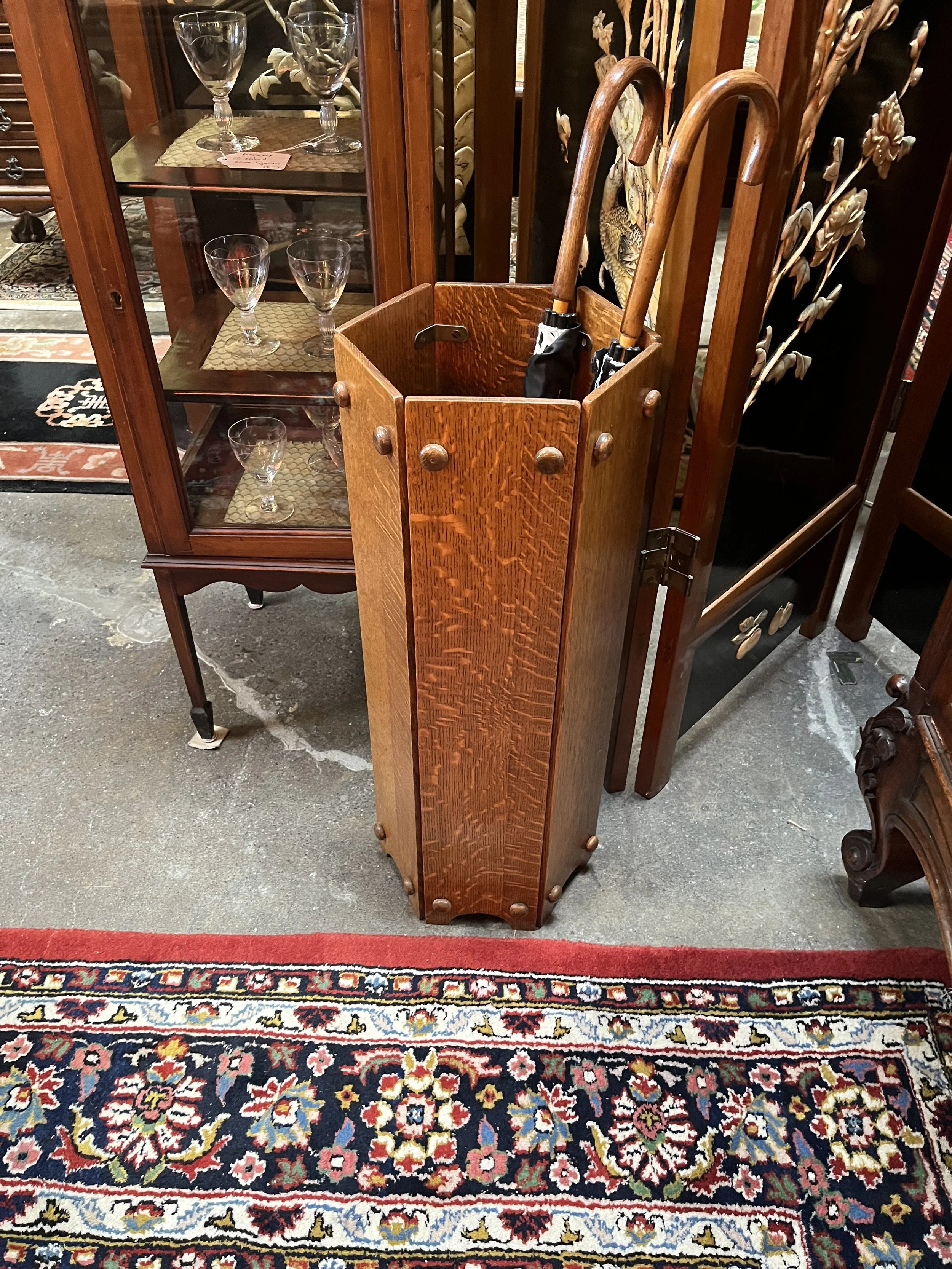 11RM15 - Oak Umbrella Stand