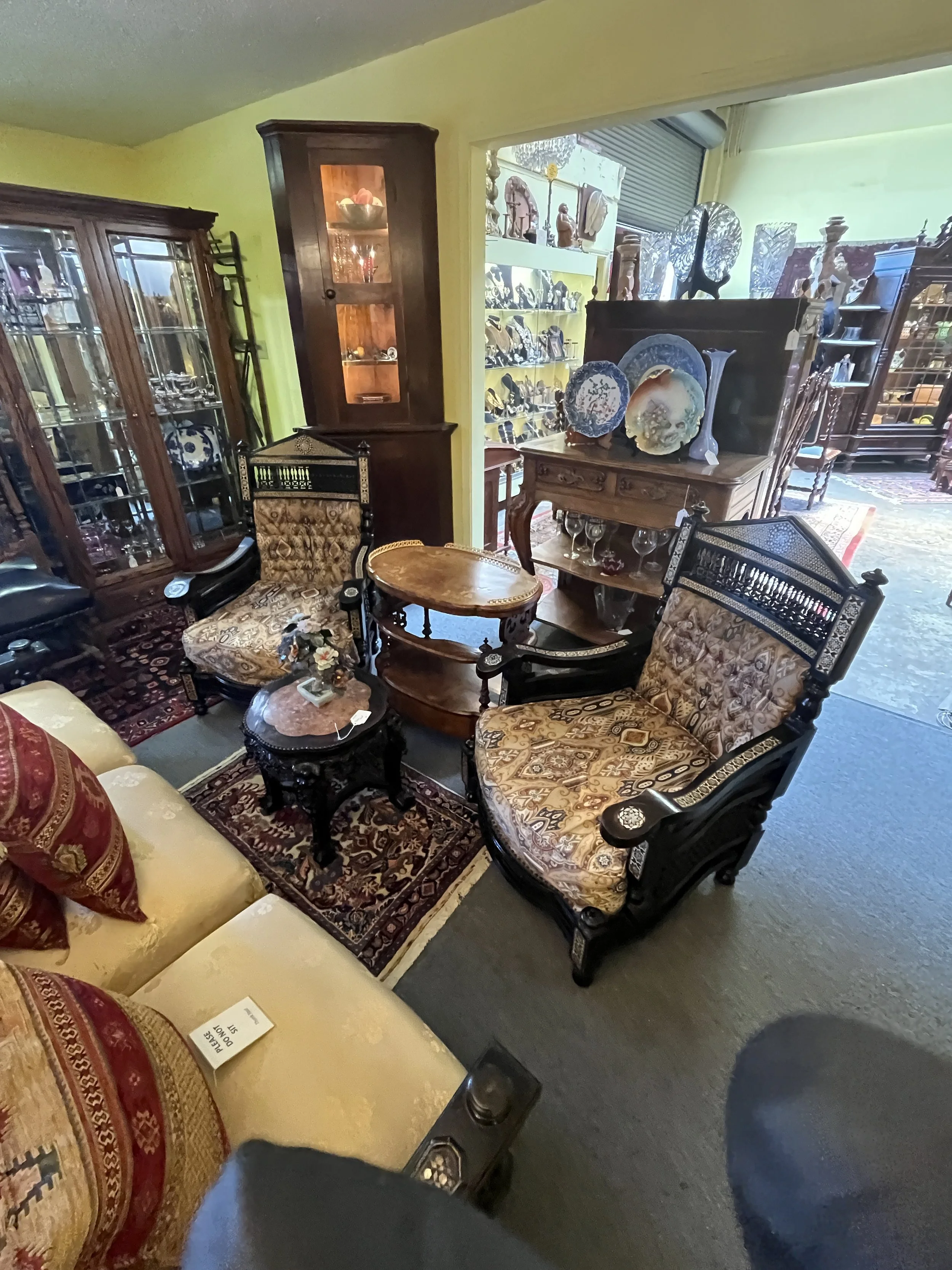 CO2DM39 - Pair of Middle Eastern Arm Chairs