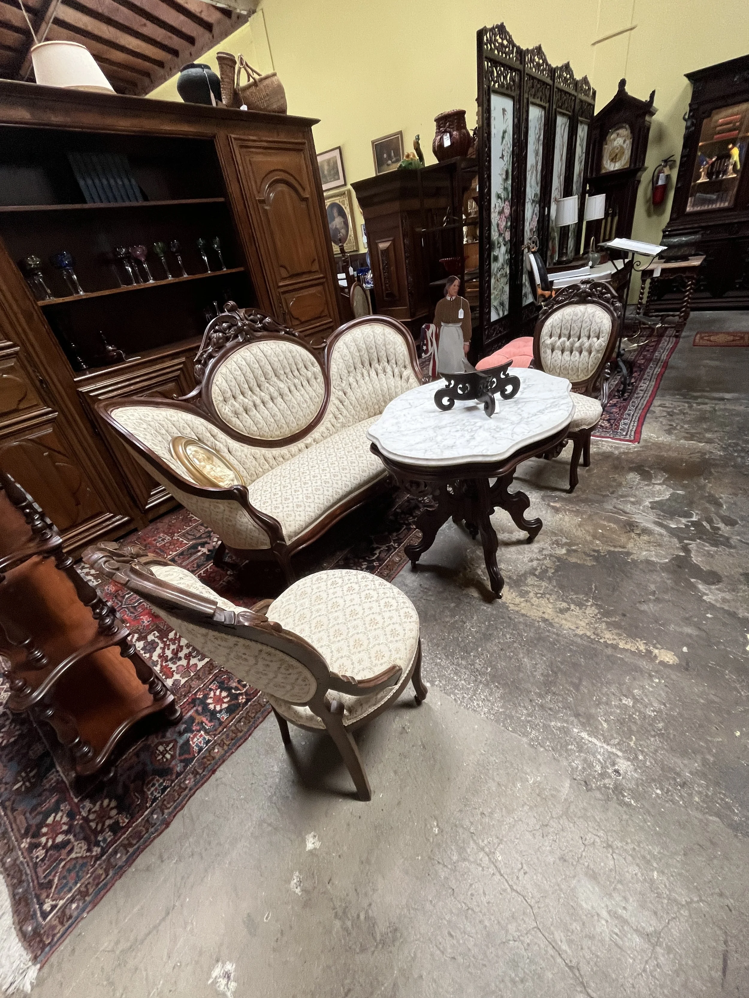 CO8AF27 - Pair of Victorian Parlor Chairs