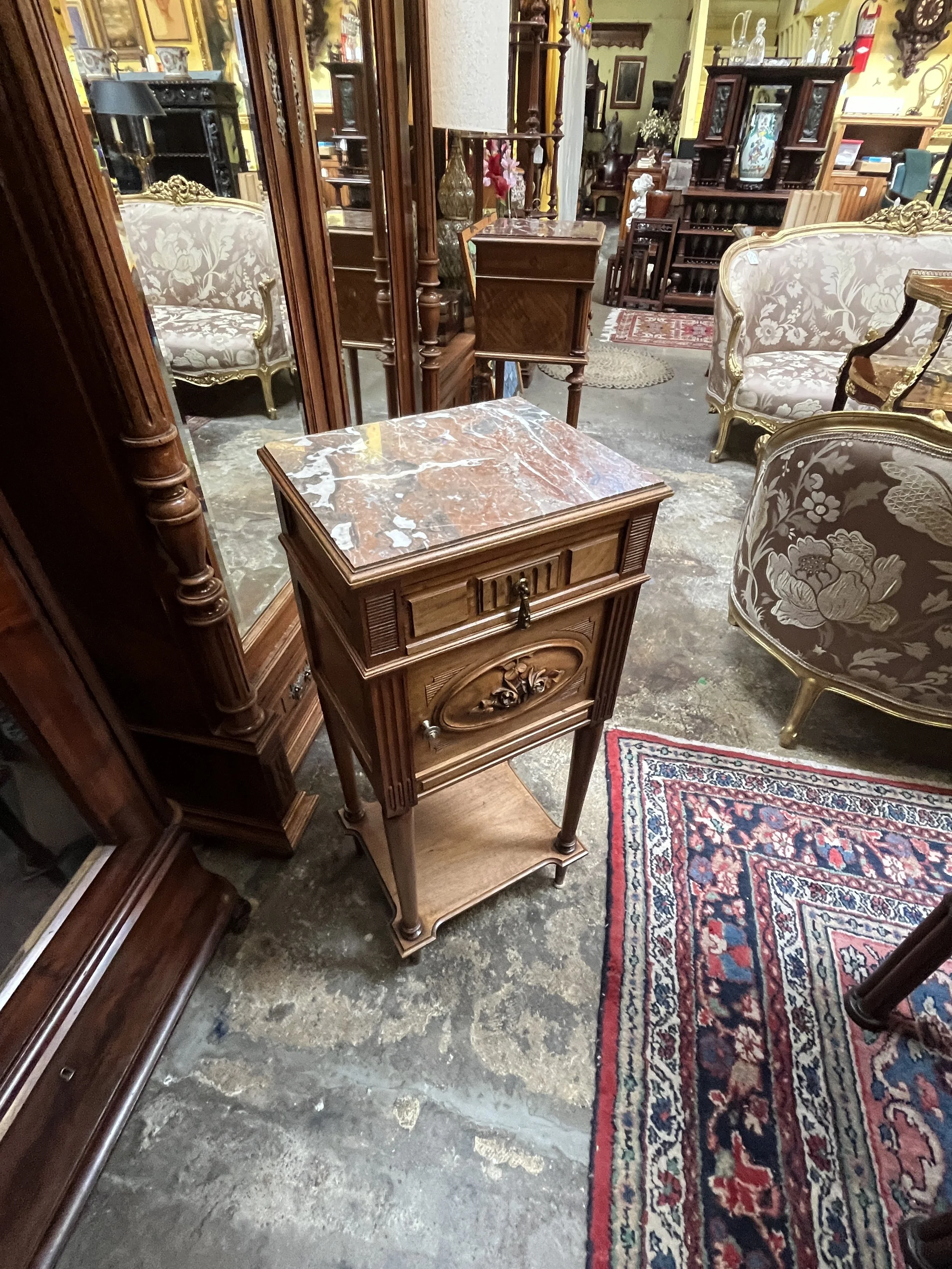 CO2SL2 - French Walnut Nightstand