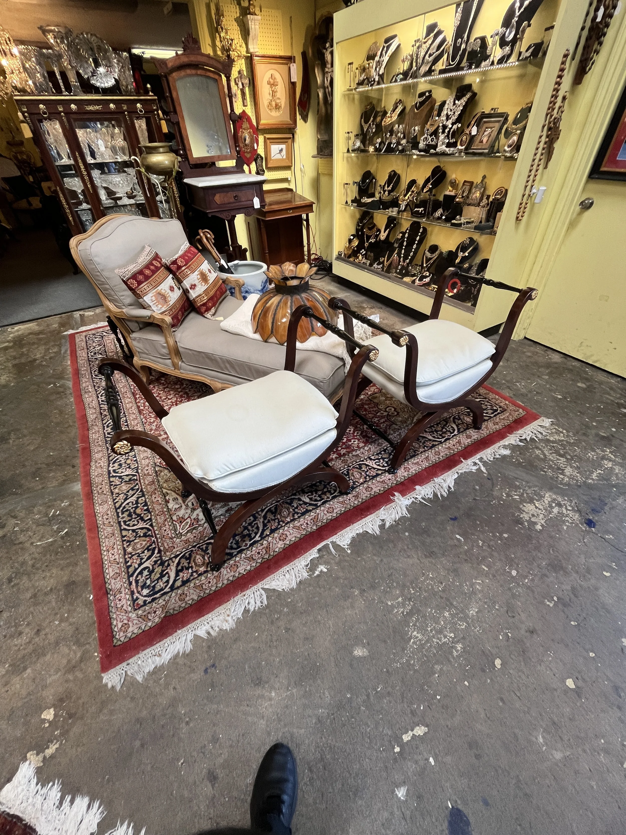 CO3PB1 - Pair "Empire" Style Benches