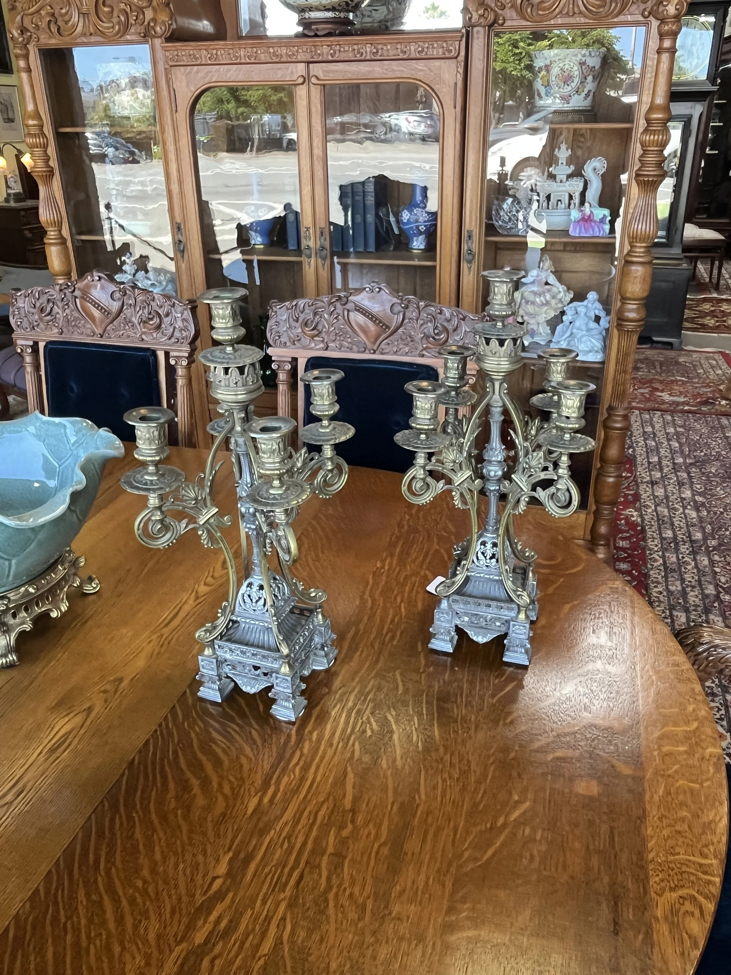 4RM13 - Pair of Victorian Candelabra