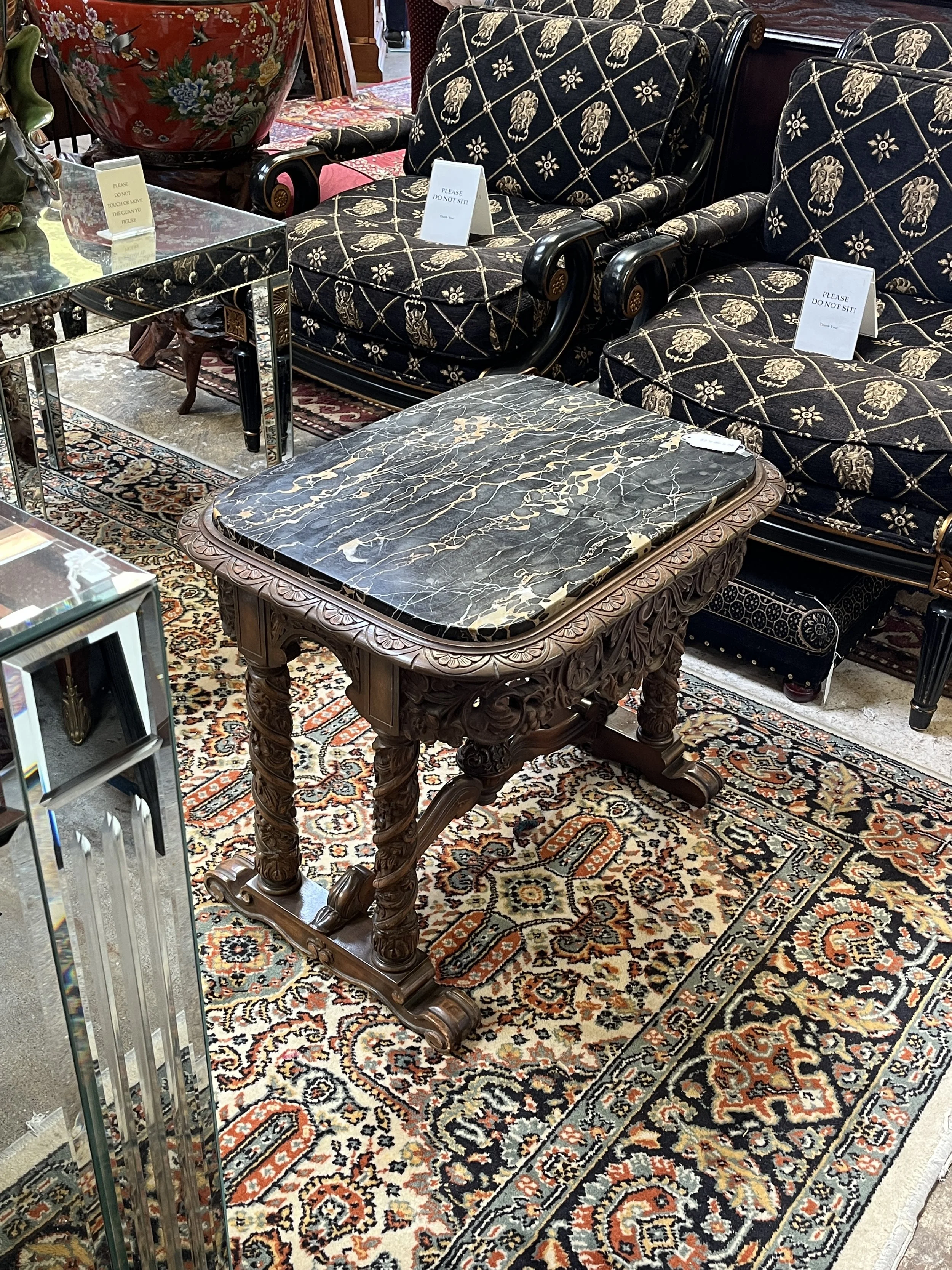 8RM10 - Heavily Carved Coffee Table