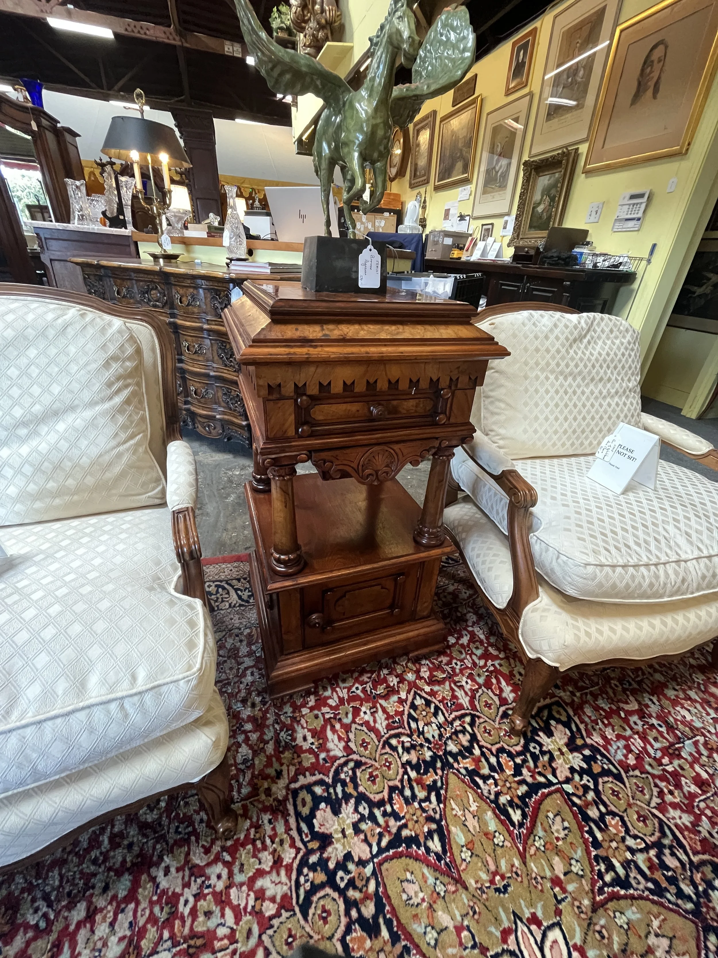 11RM3 - English Victorian Lamp Table