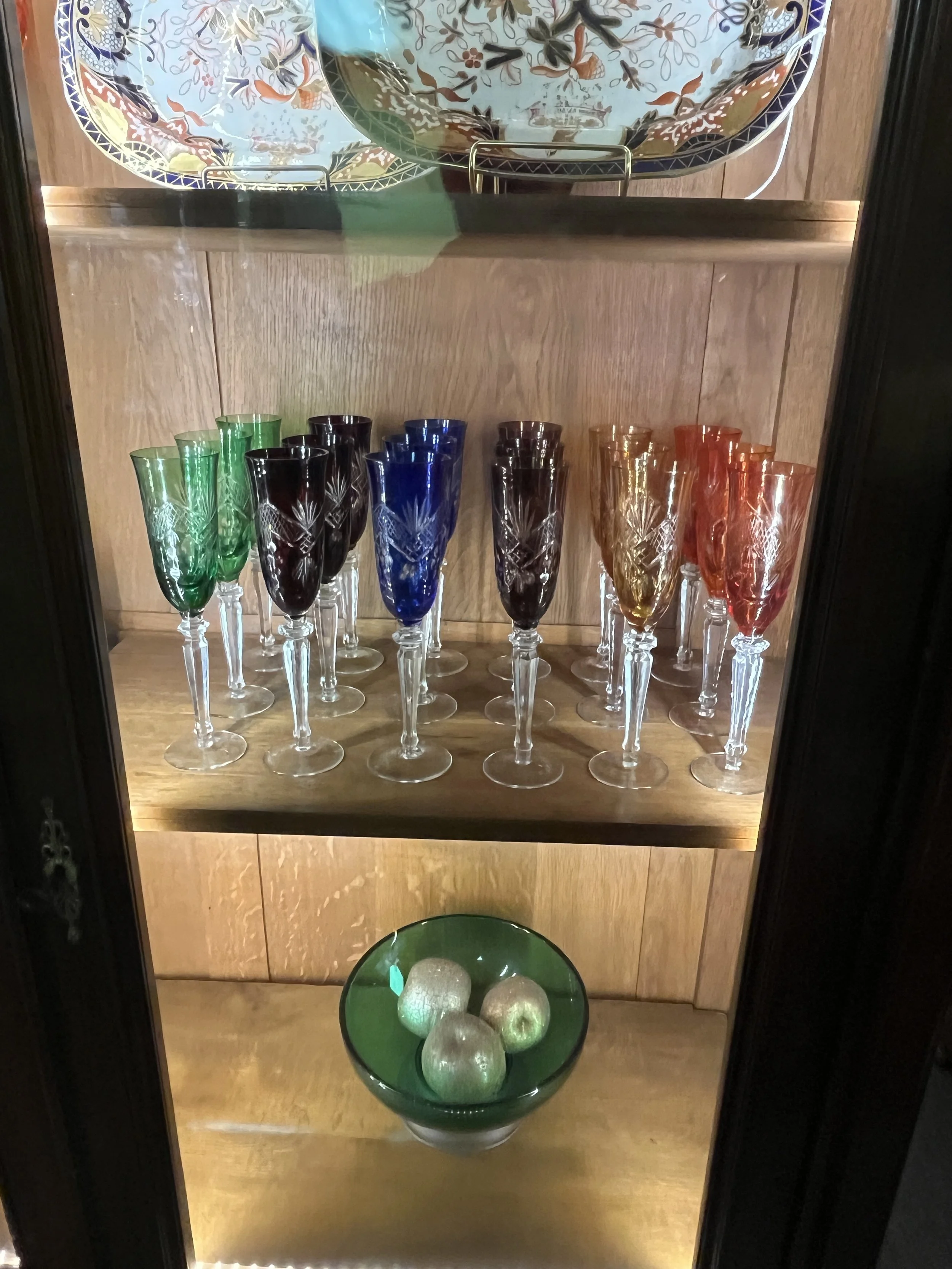12RM13 - Bohemian Crystal Champagne Flutes