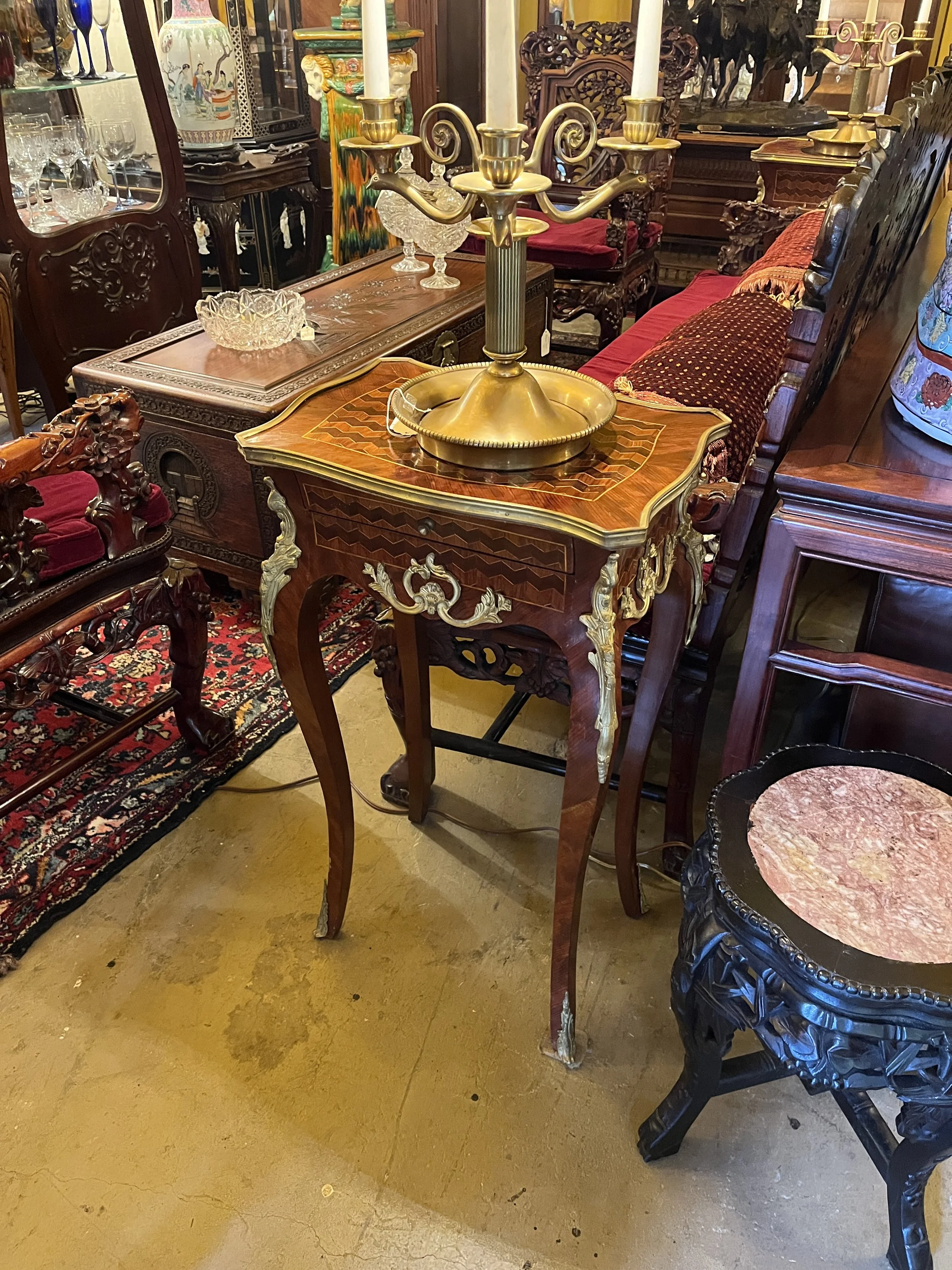 5RM14 - Pair of "Empire" Style Lamp Tables