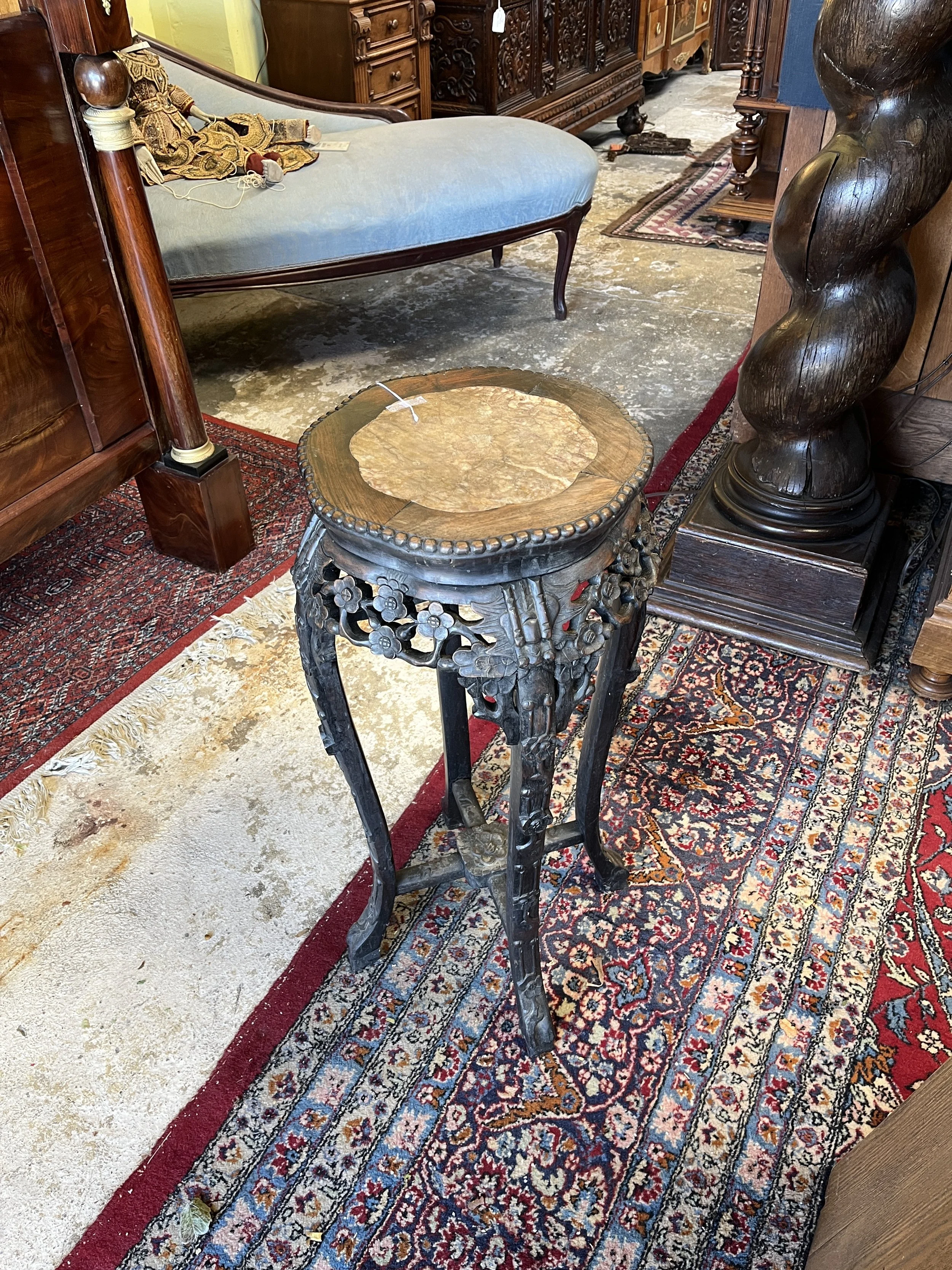 5KP8 - Chinese Rosewood Pedestal